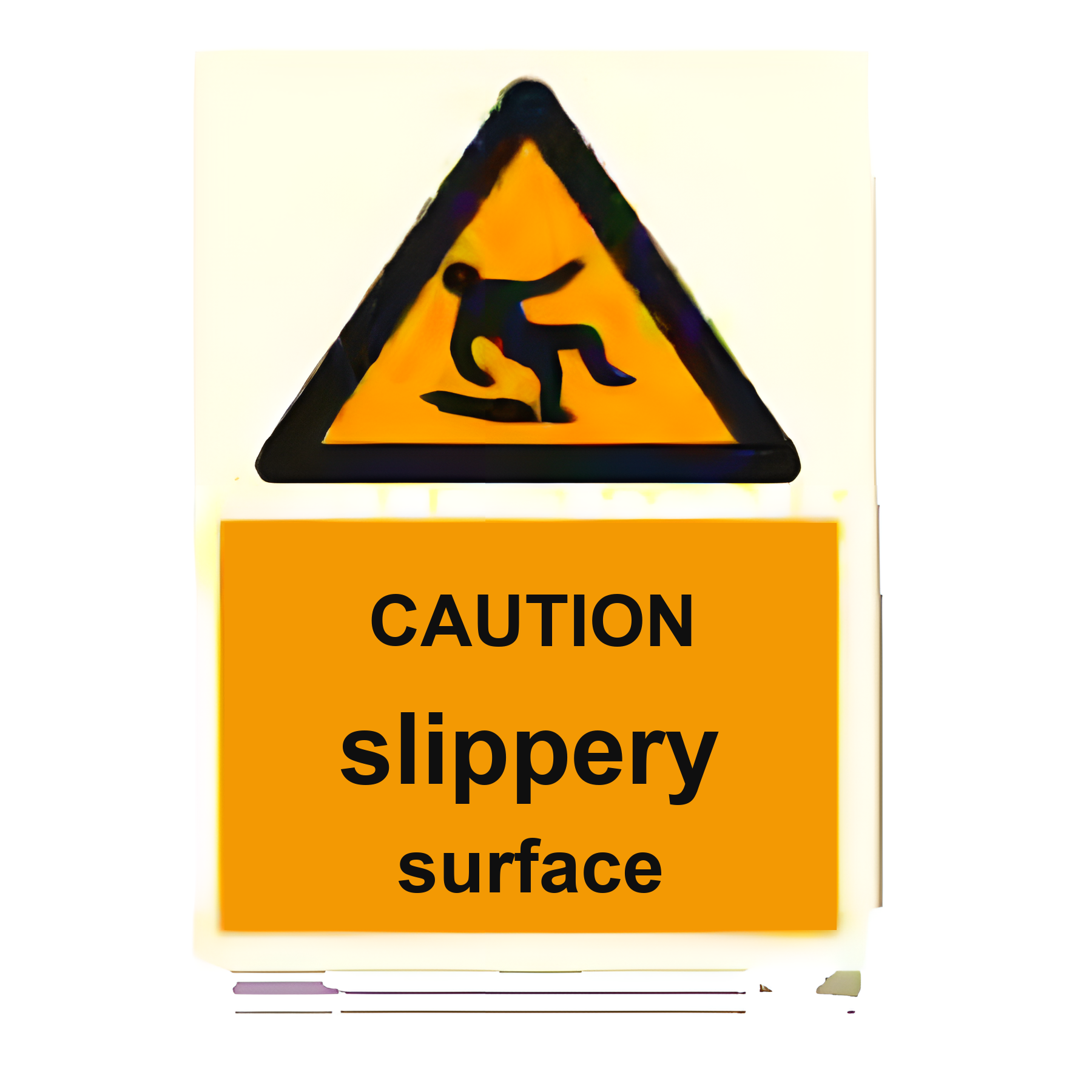 AS31 — Caution - slippery surface | Aqua Safety Sign | Seasonlite