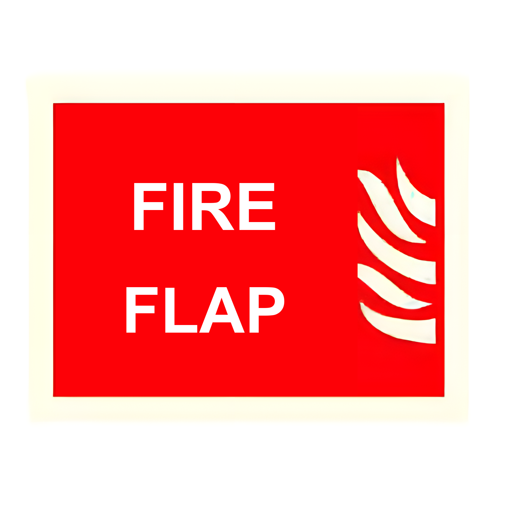 C05 — Fire flap | Combination Sign | Seasonlite