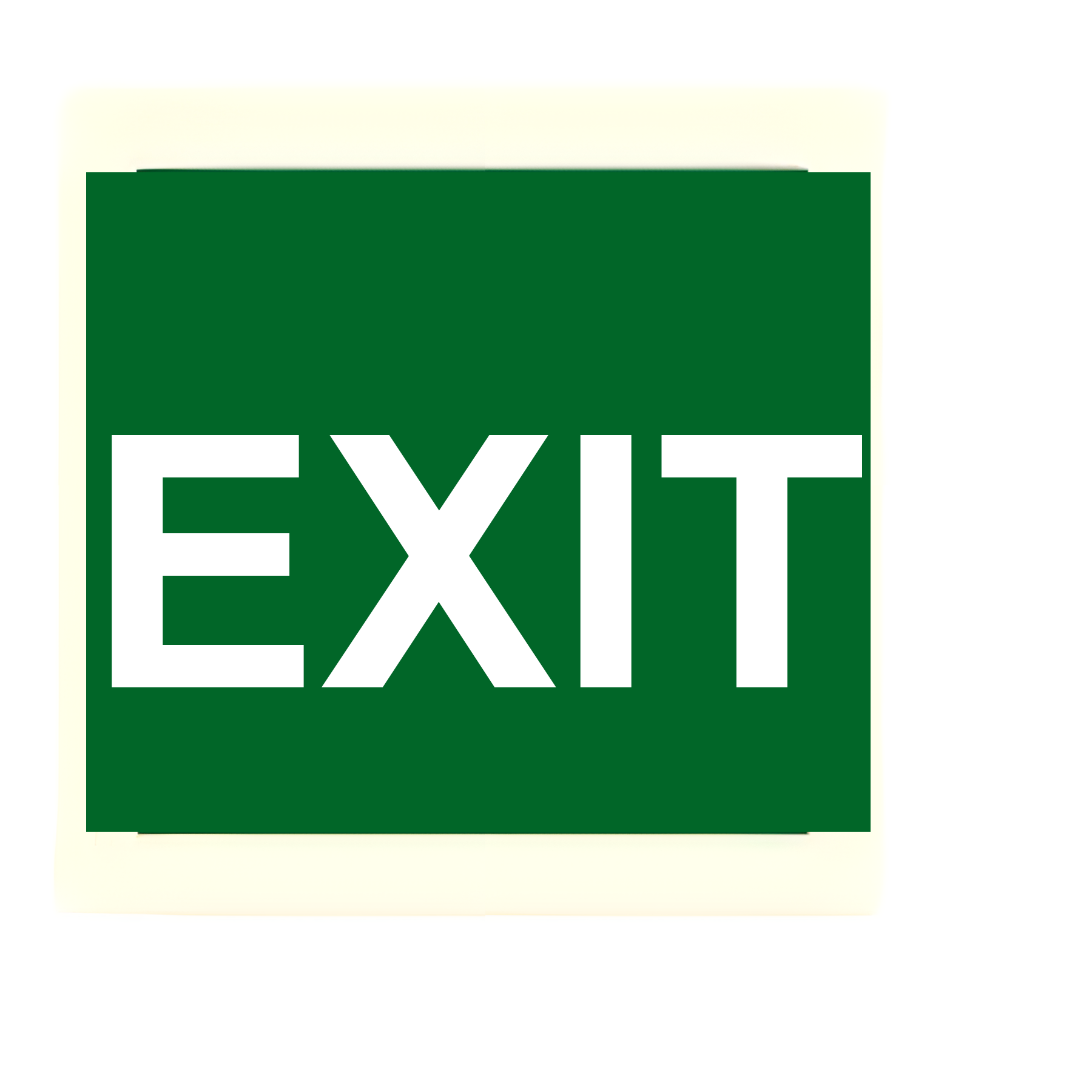 D02 — Exit (text) | Direction Sign | Seasonlite