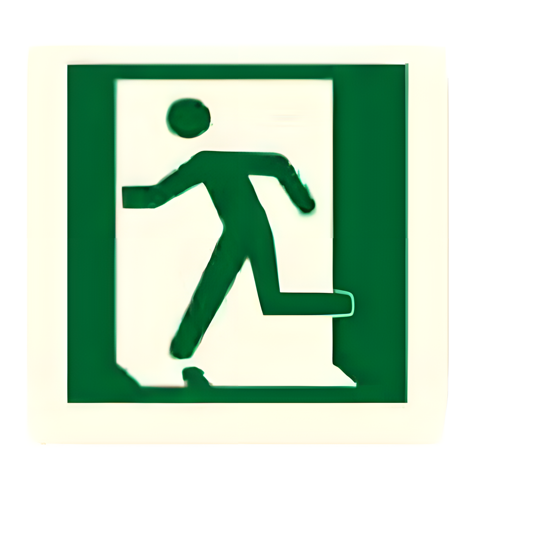 D04 — Running man right | Direction Sign | Seasonlite