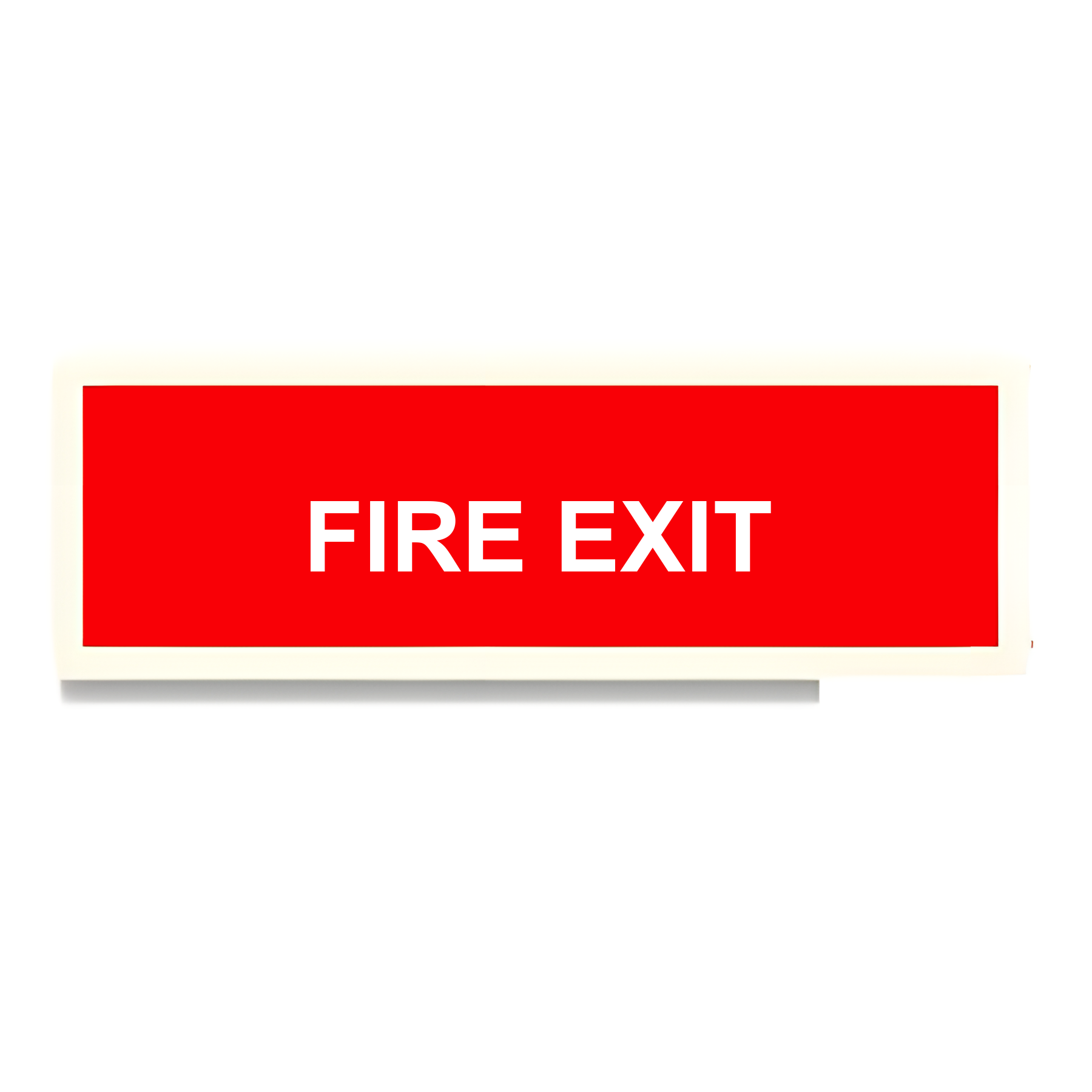 D43 — Fire Exit (red) | Direction Sign | Seasonlite