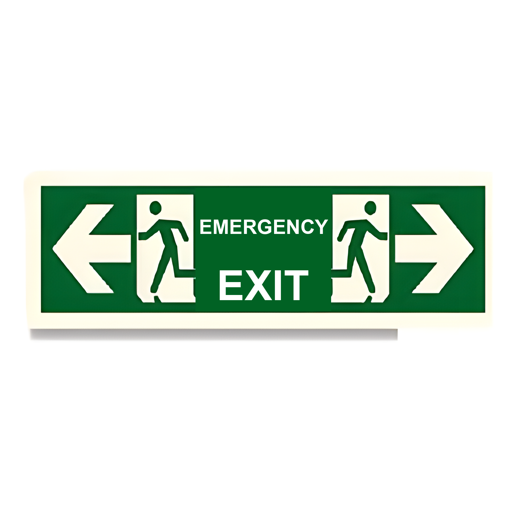 D69 — Assembly point (folded, two-sided) | Direction Sign | Seasonlite