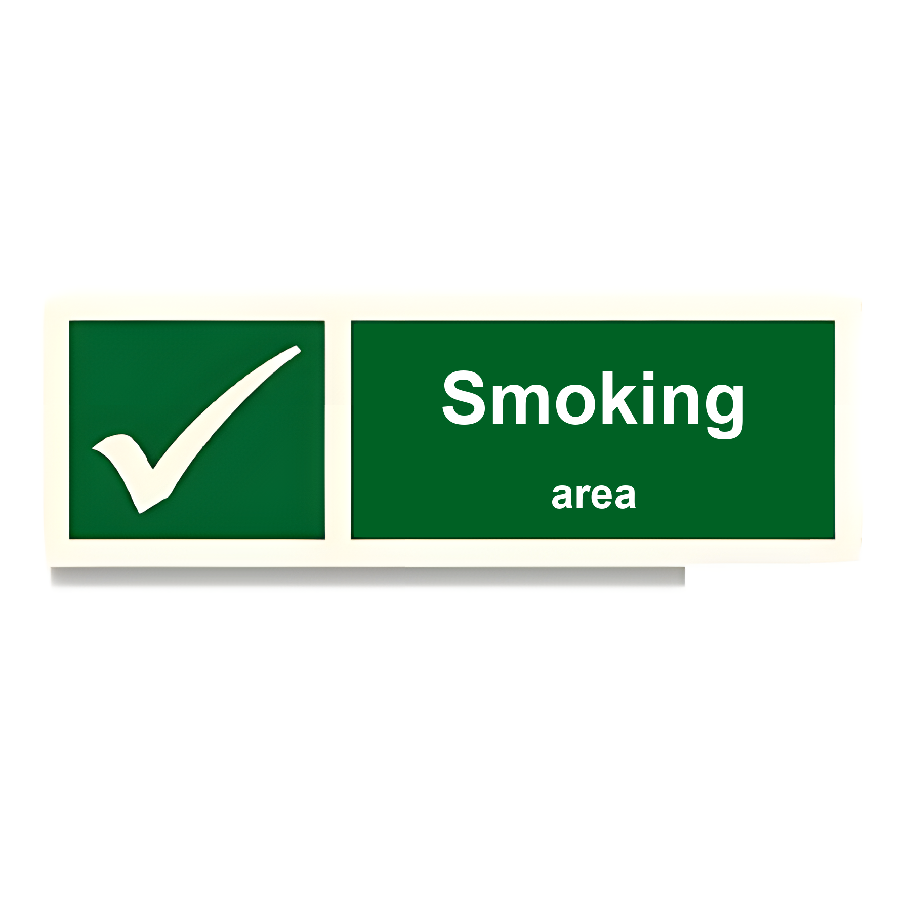 DER15 — Smoking area | Deck & Engine Room Sign | Seasonlite