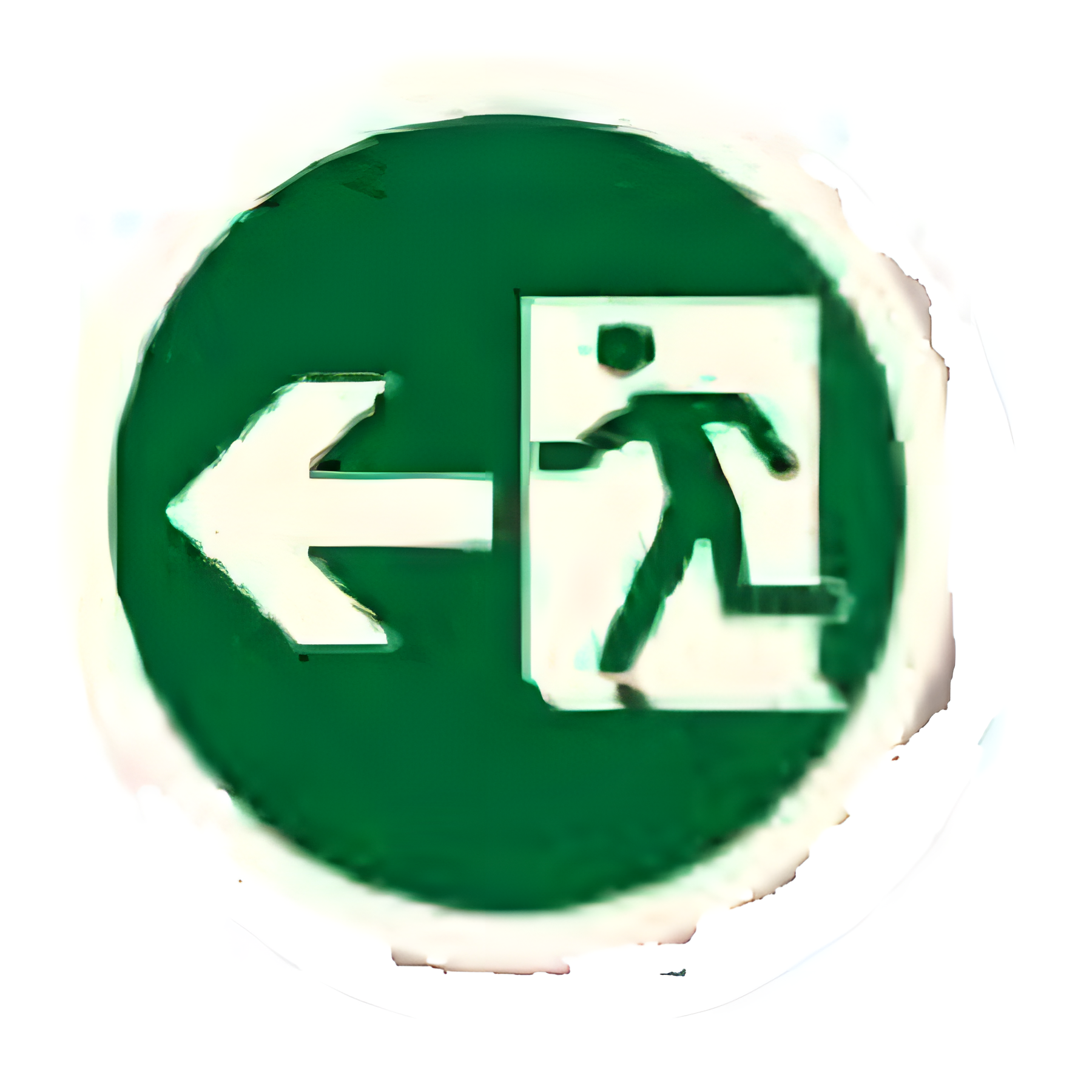 DTS27 — Running man left (arrow) | DOTS Route Marker | Seasonlite
