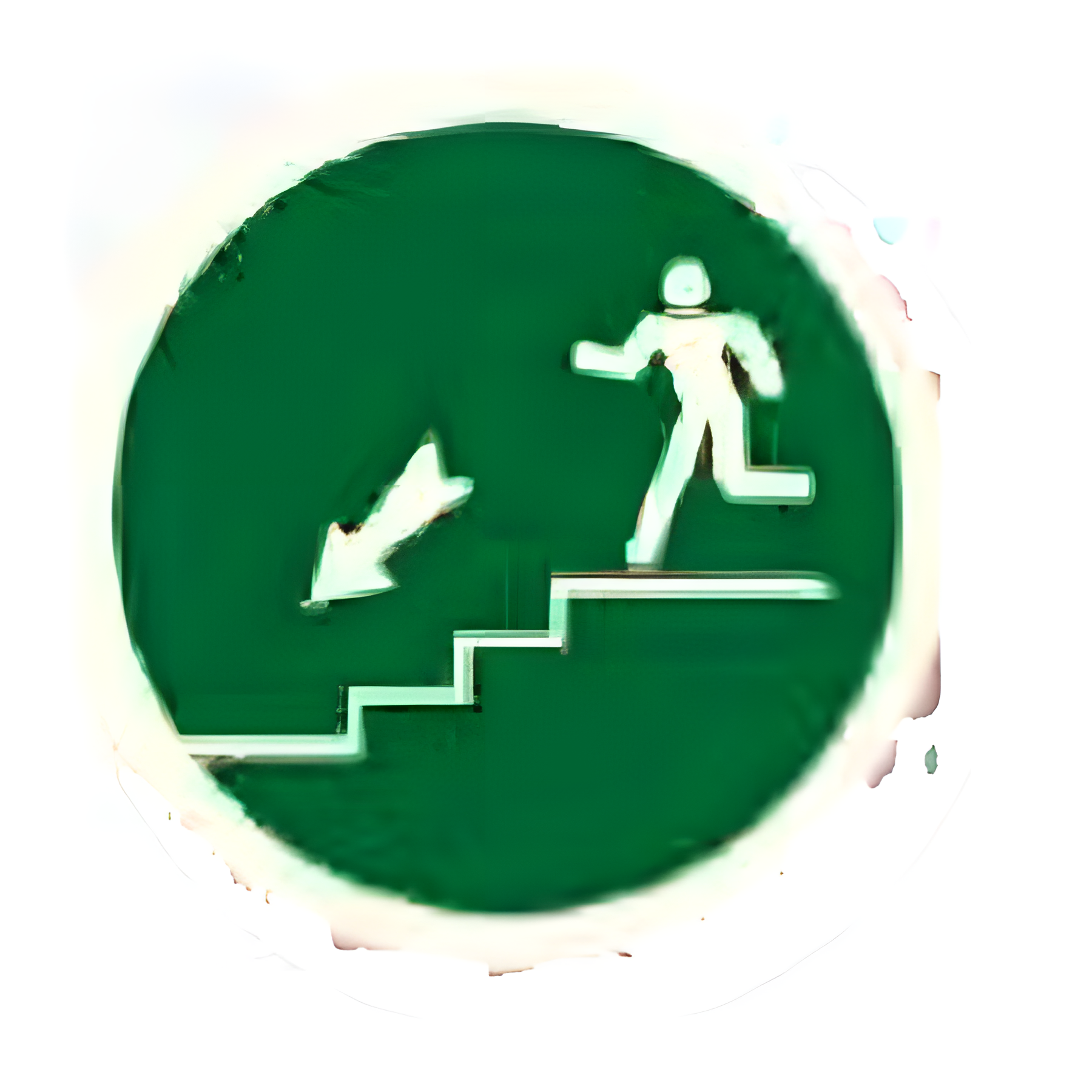 DTS29 — Running man on stairs (up) | DOTS Route Marker | Seasonlite