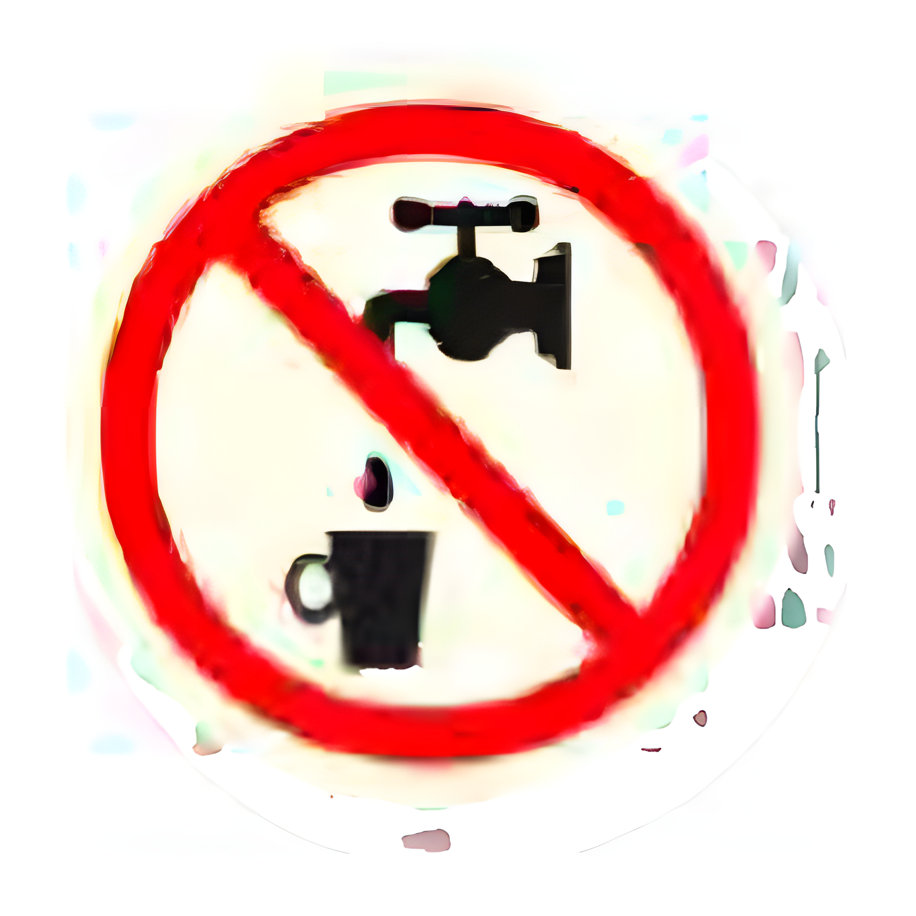 DTS40 — No drinking water | DOTS Route Marker | Seasonlite