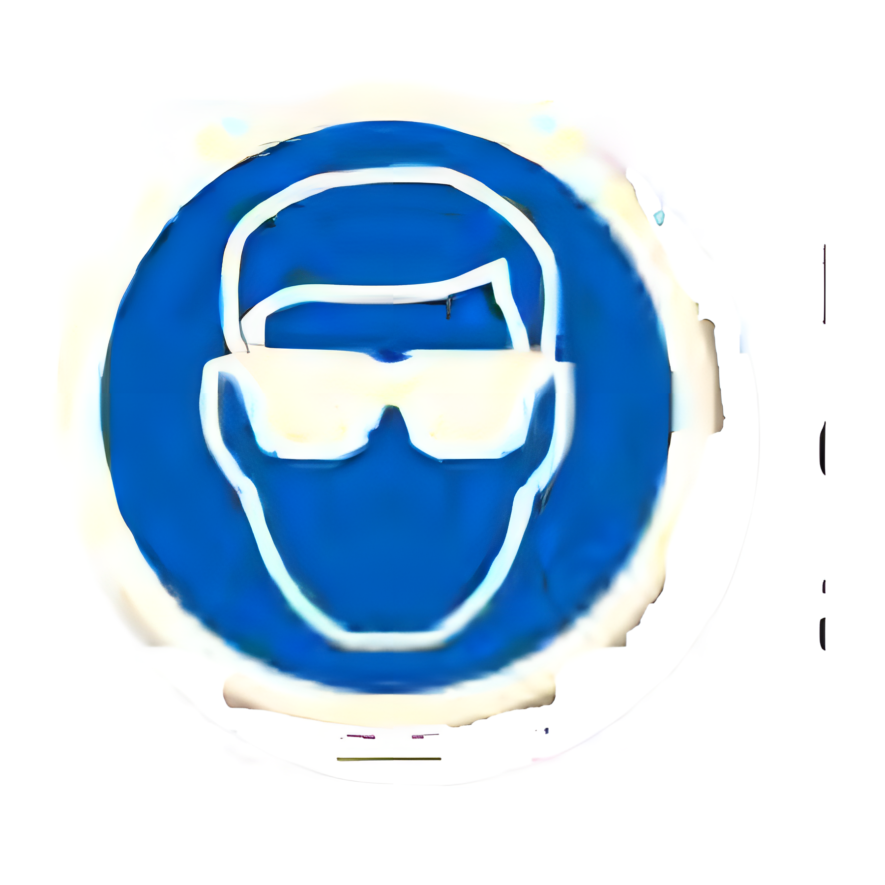 DTS53 — Wear face shield | DOTS Route Marker | Seasonlite