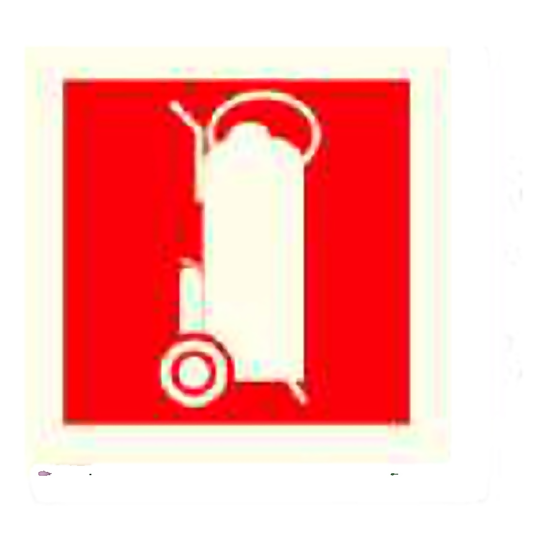 FE07 — Fire extinguisher (icon, refill) | Fire Equipment Sign | Seasonlite