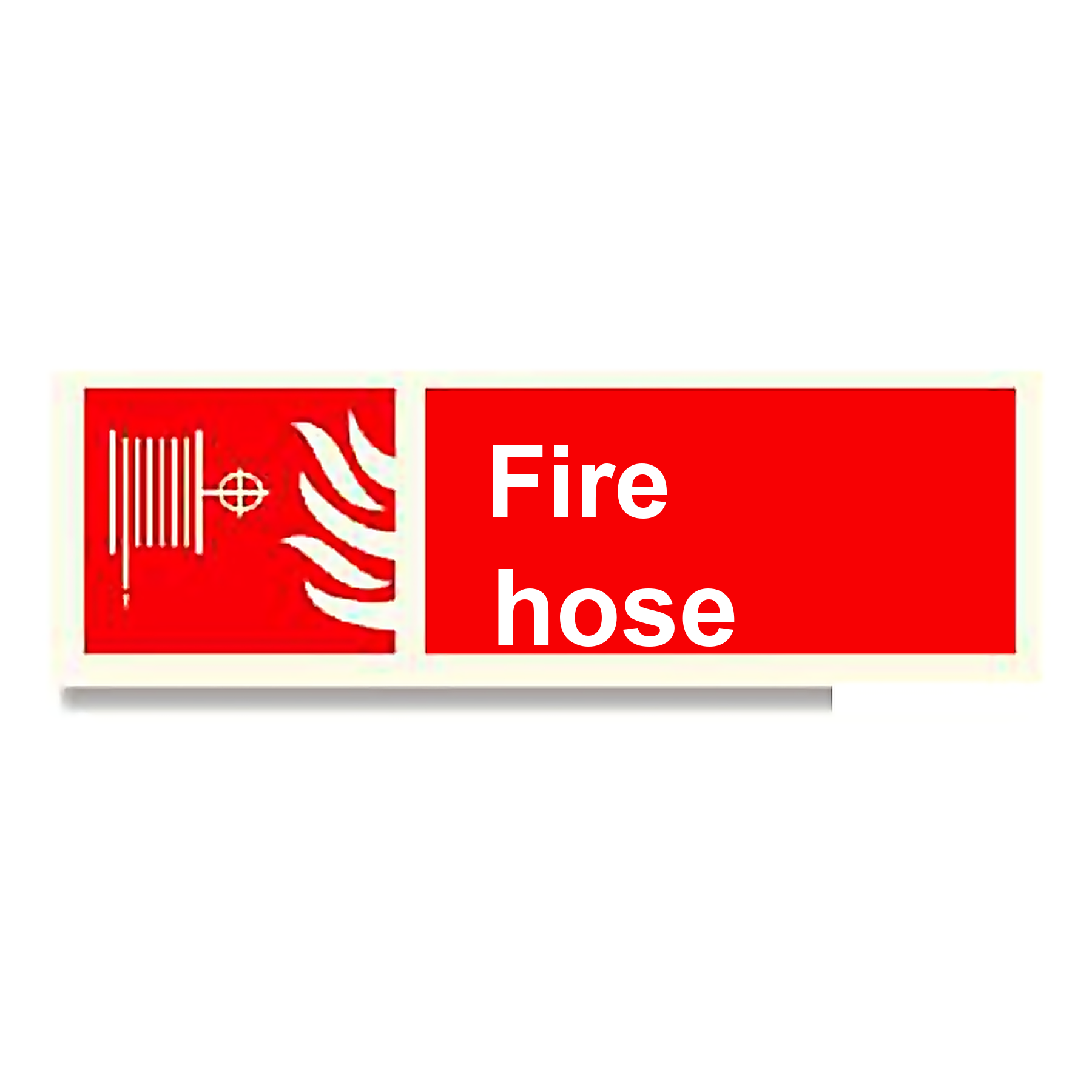 FE15 — Fire hose | Fire Equipment Sign | Seasonlite