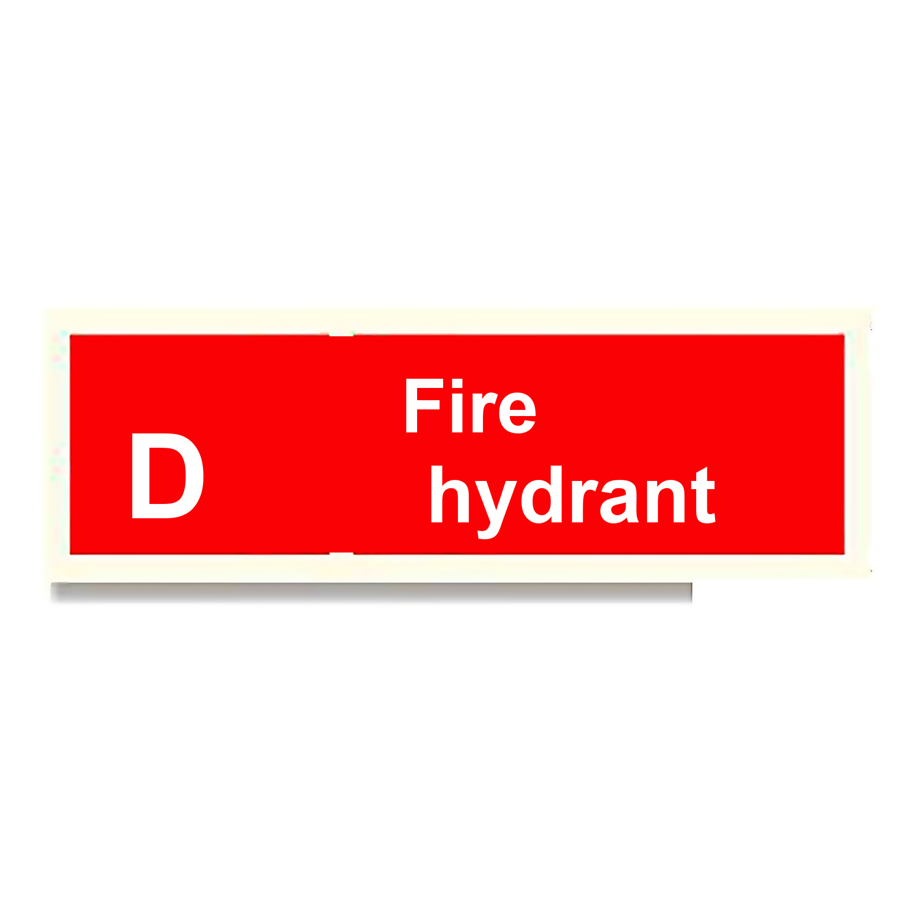 FE23 — Fire hydrant | Fire Equipment Sign | Seasonlite