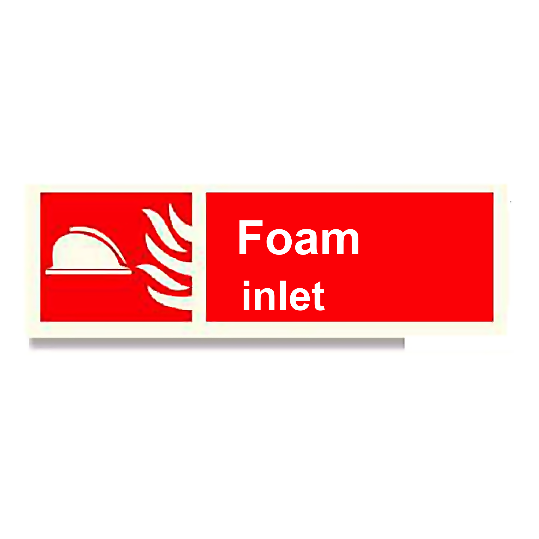 FE29 — Foam inlet | Fire Equipment Sign | Seasonlite