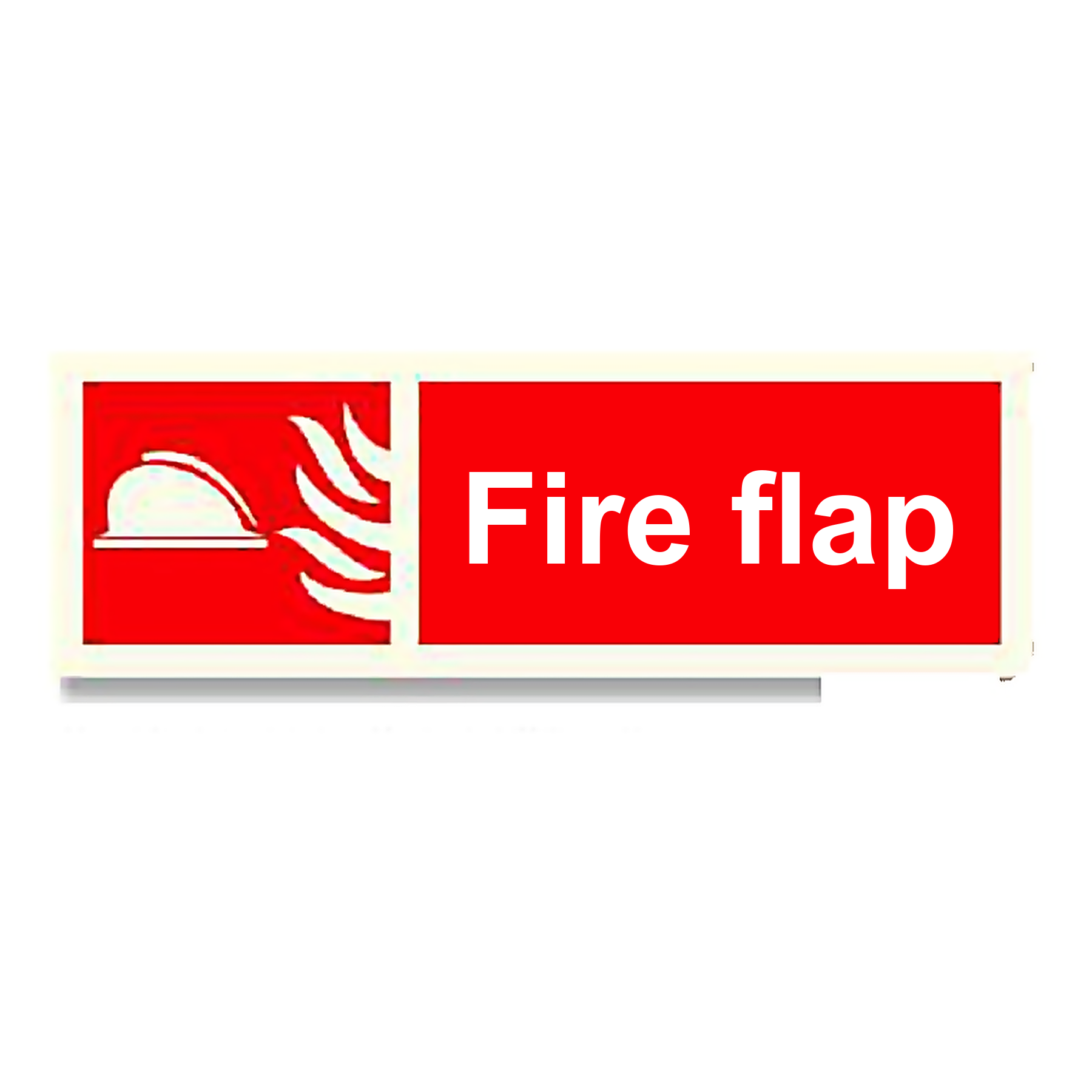 FE32 — Fire flap | Fire Equipment Sign | Seasonlite