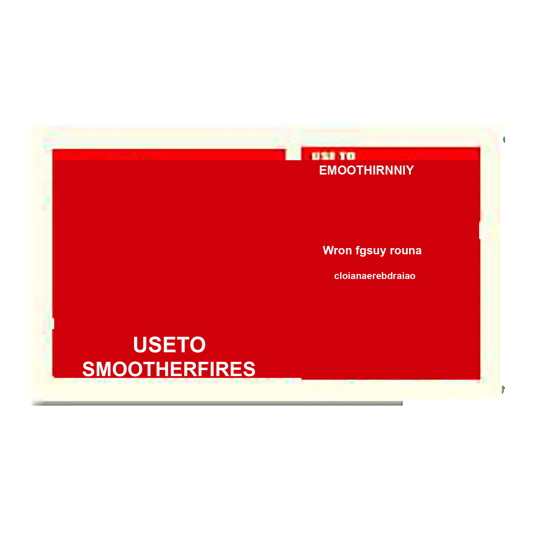 FE56 — Use to smother fires blanket (large ID board) | Fire Equipment Sign | Seasonlite
