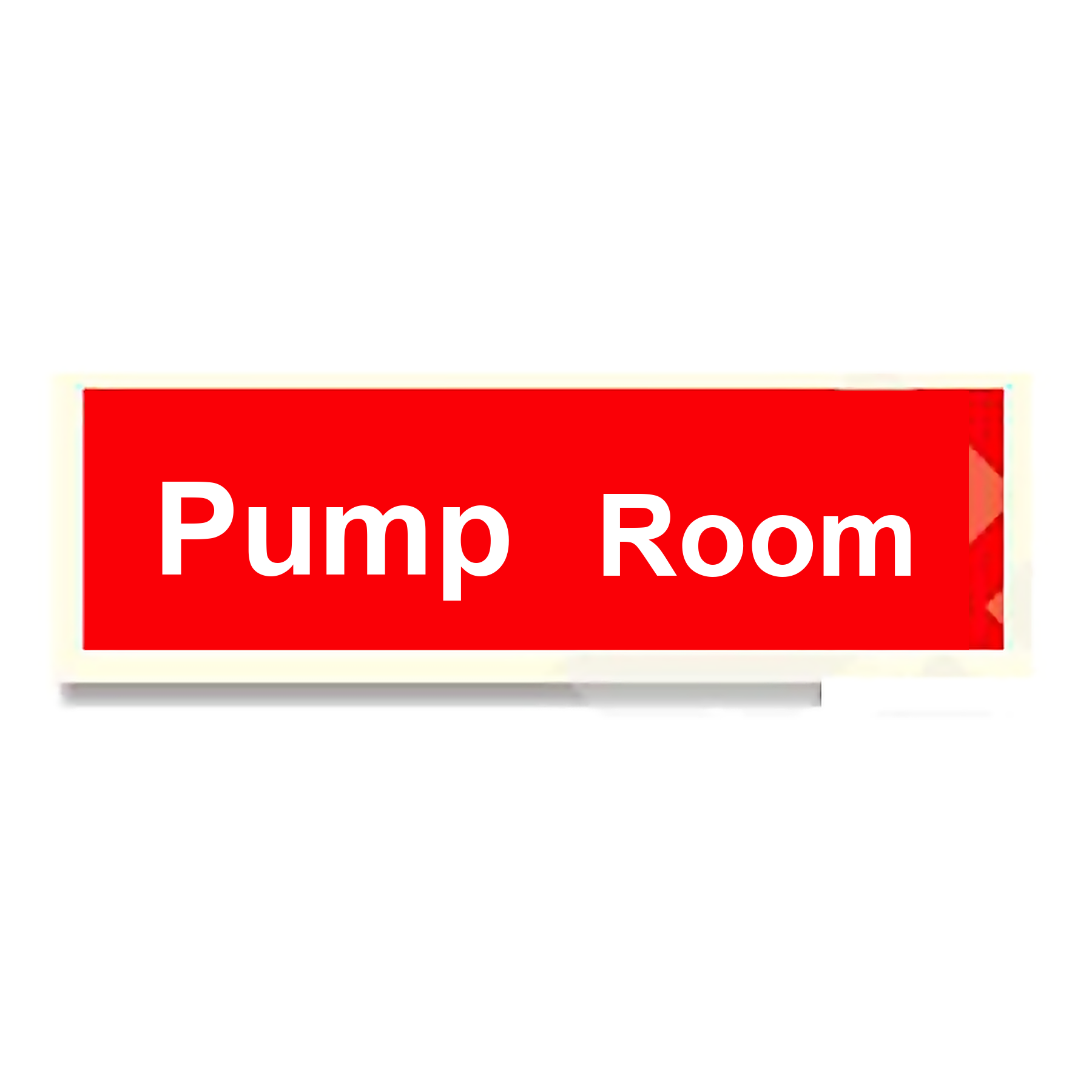 FE71 — Pump Room | Fire Equipment Sign | Seasonlite