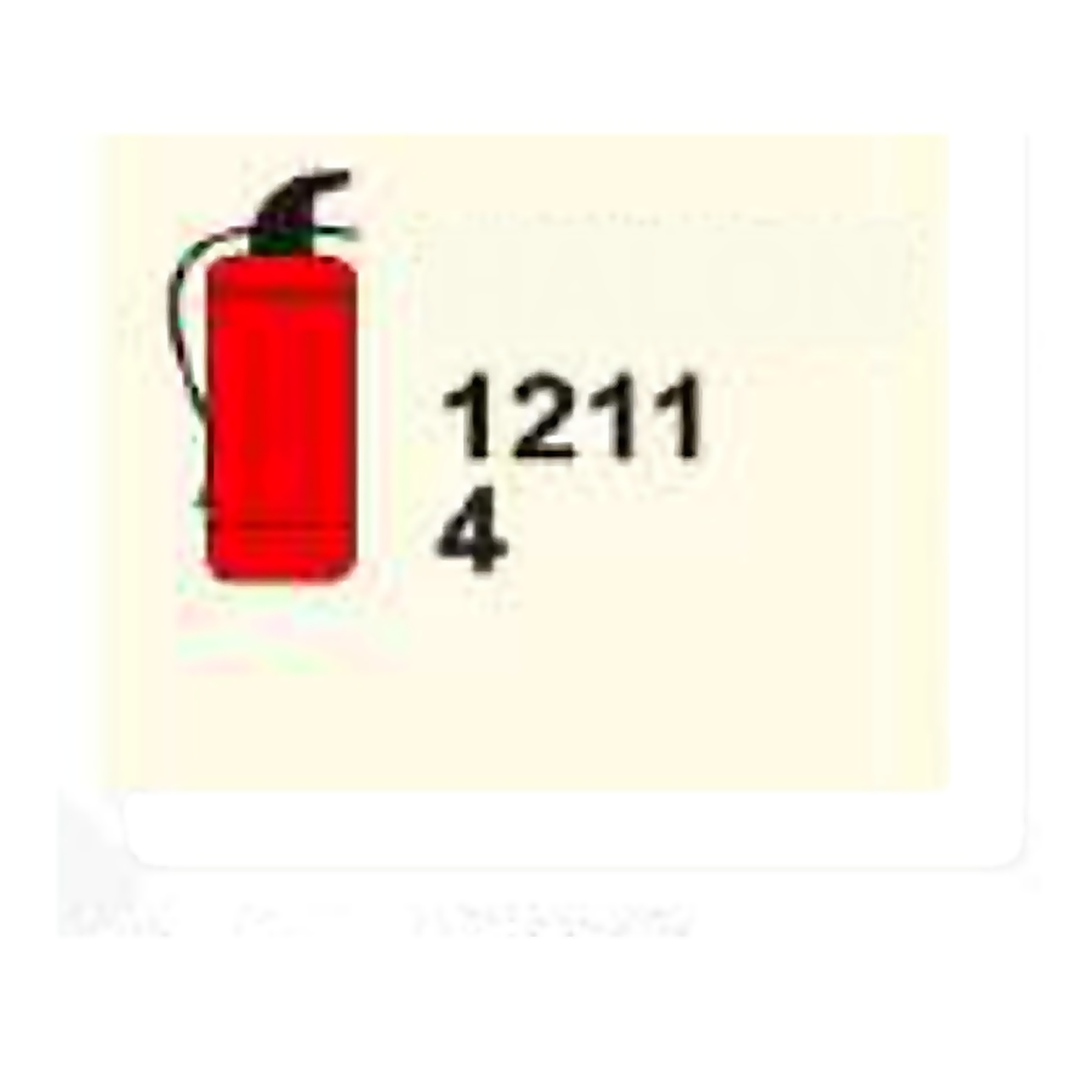 IFC80 — Halon 1211 fire extinguisher (4kg) | IMO Fire Control Sign | Seasonlite
