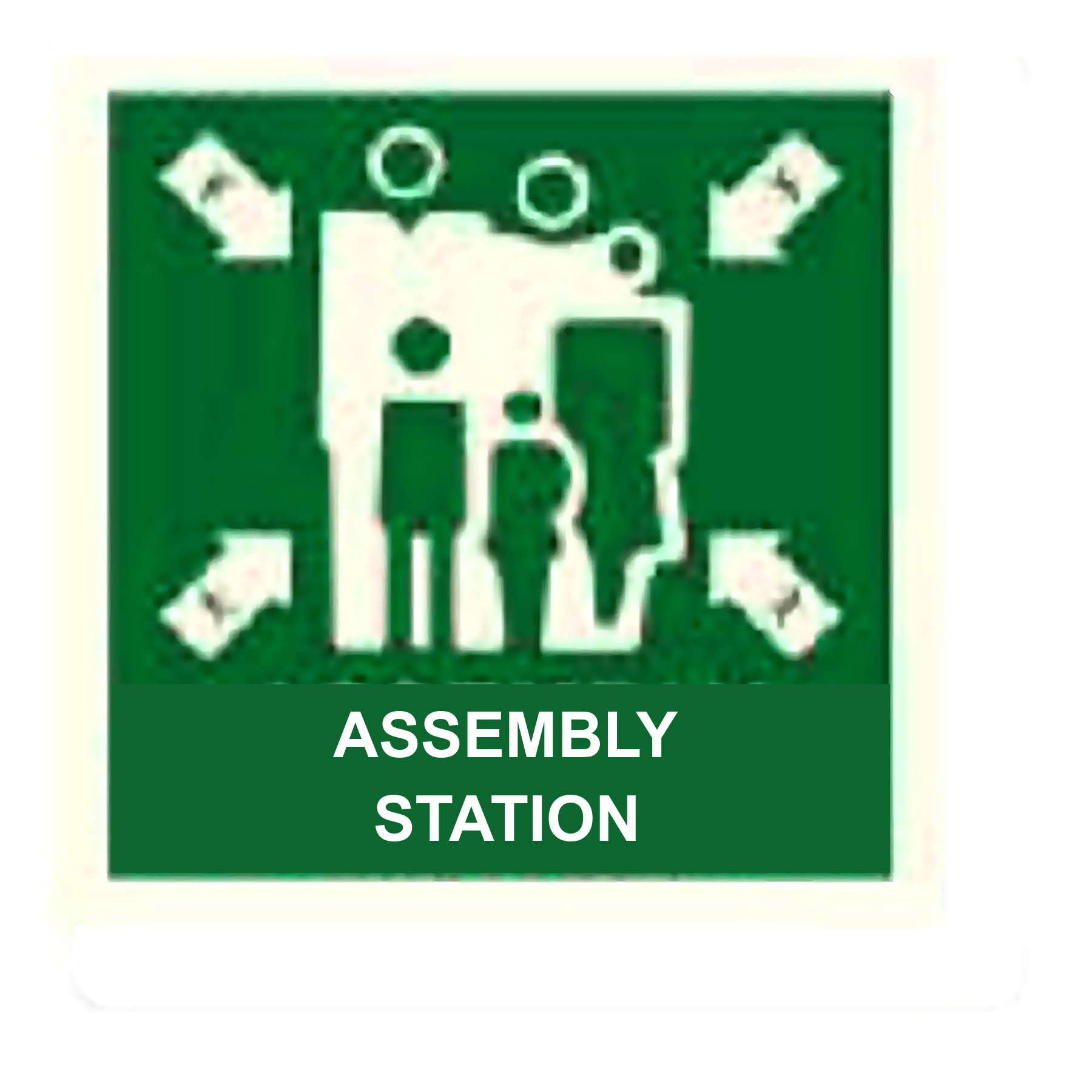 IS12 — Assembly station | IMO Safety Sign | Seasonlite