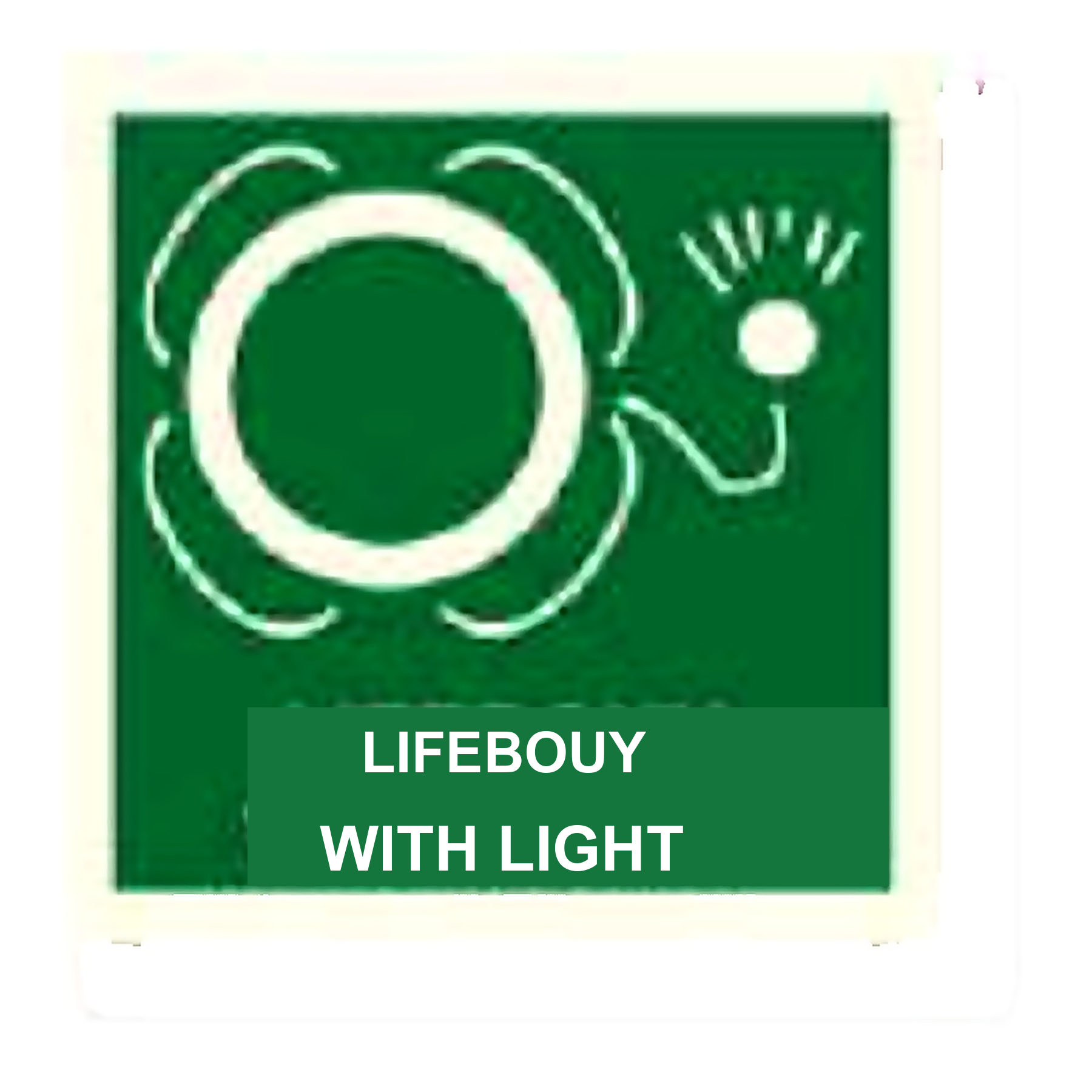 IS13 — Lifebuoy with light | IMO Safety Sign | Seasonlite