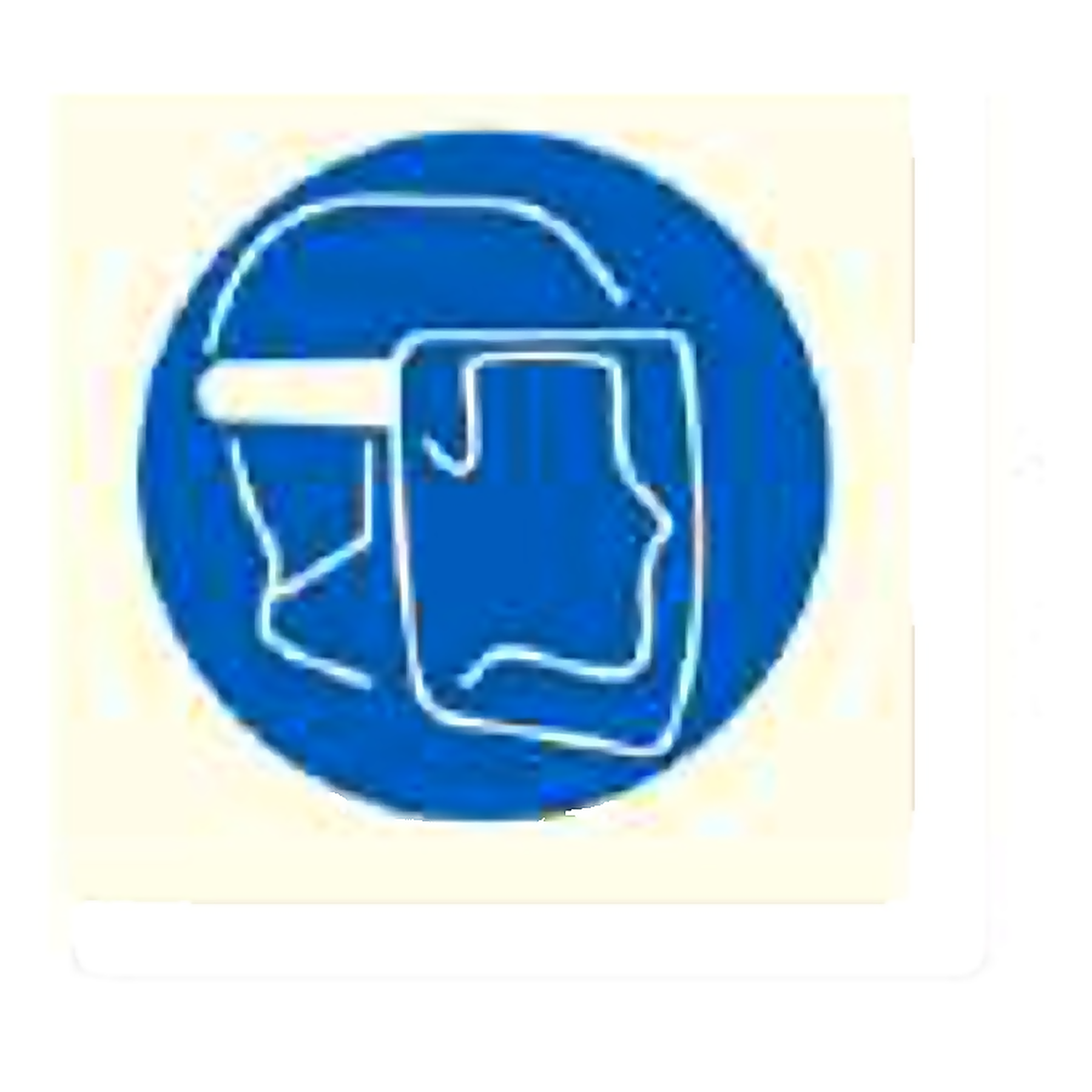M04 — Wear face shield | Mandatory Sign | Seasonlite