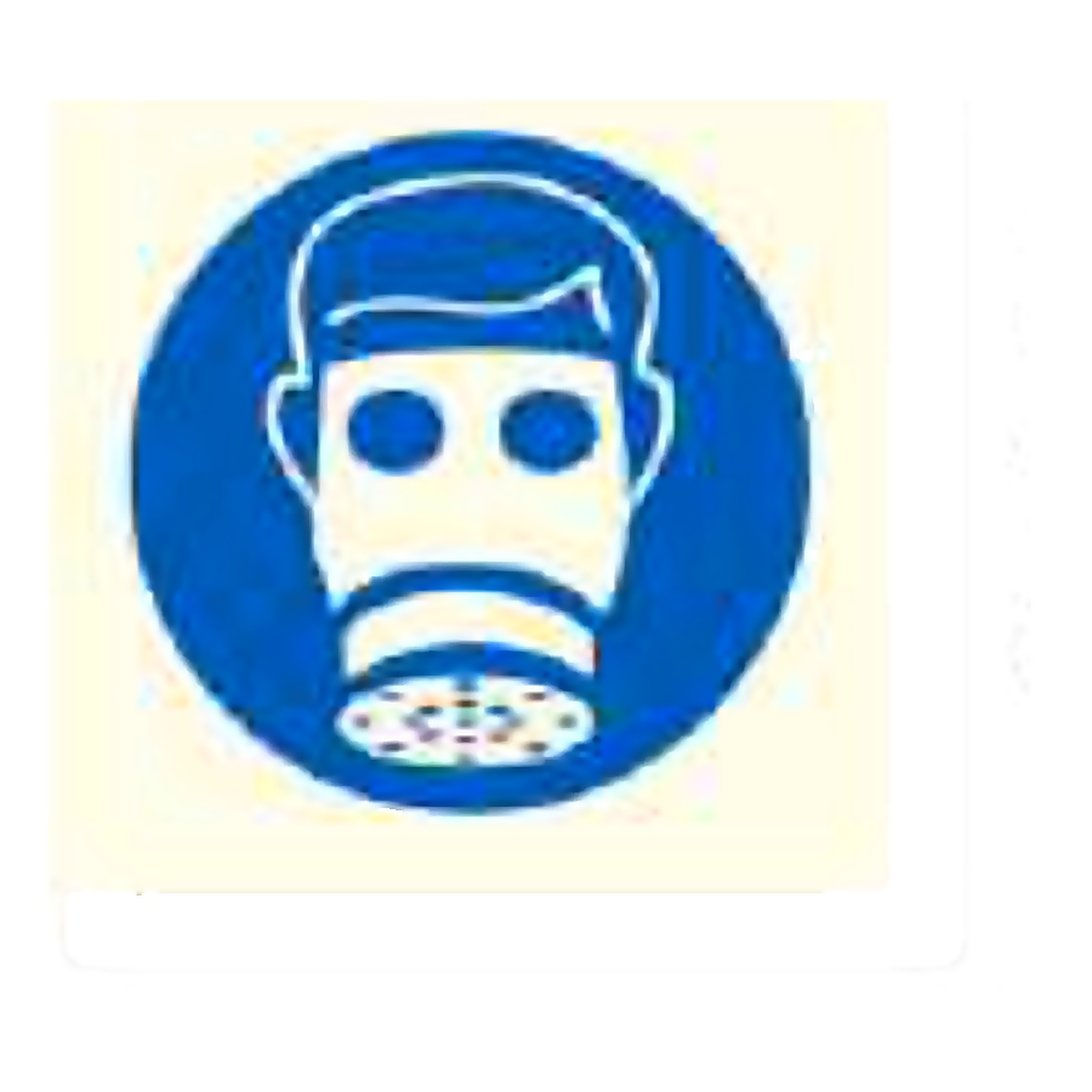 M06 — Wear breathing apparatus | Mandatory Sign | Seasonlite