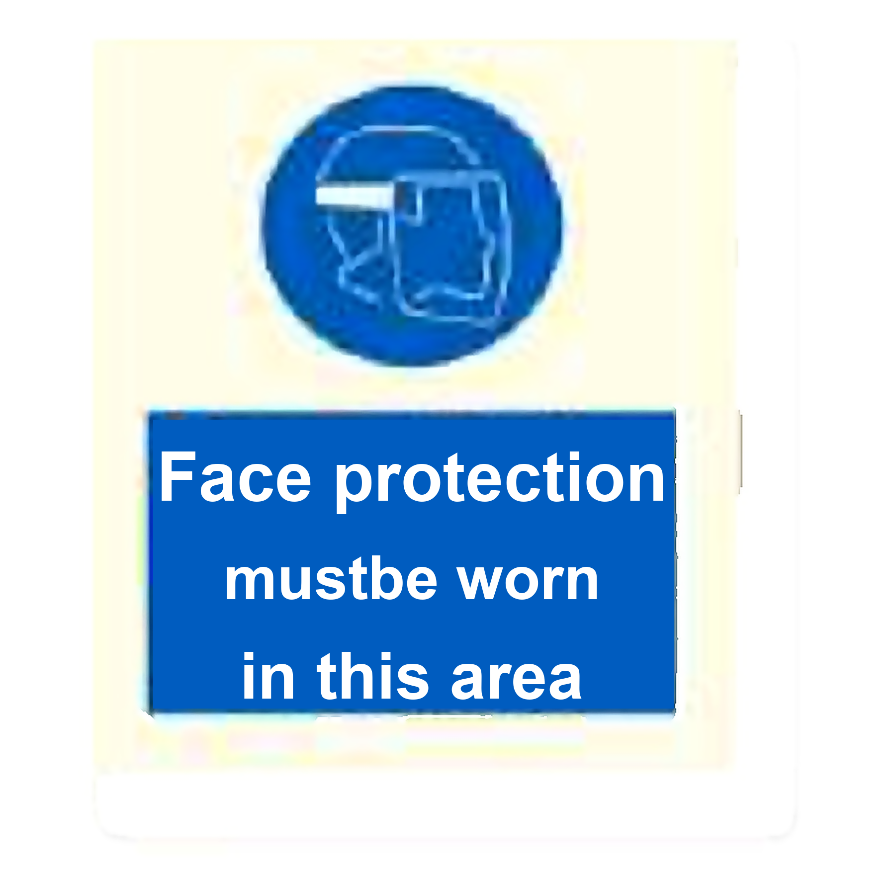 M45 — Wear mask | Mandatory Sign | Seasonlite