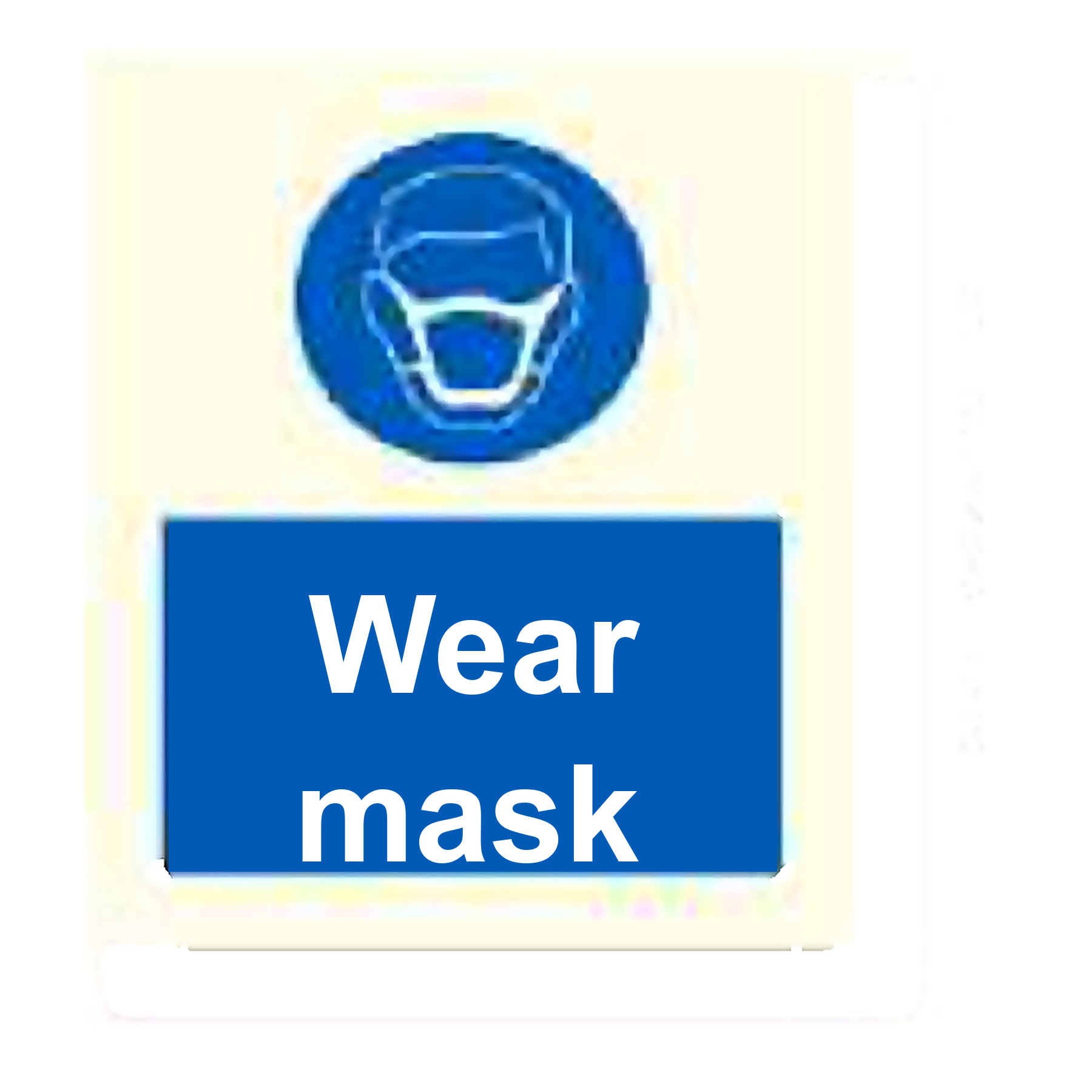 M46 — Wear respirator | Mandatory Sign | Seasonlite