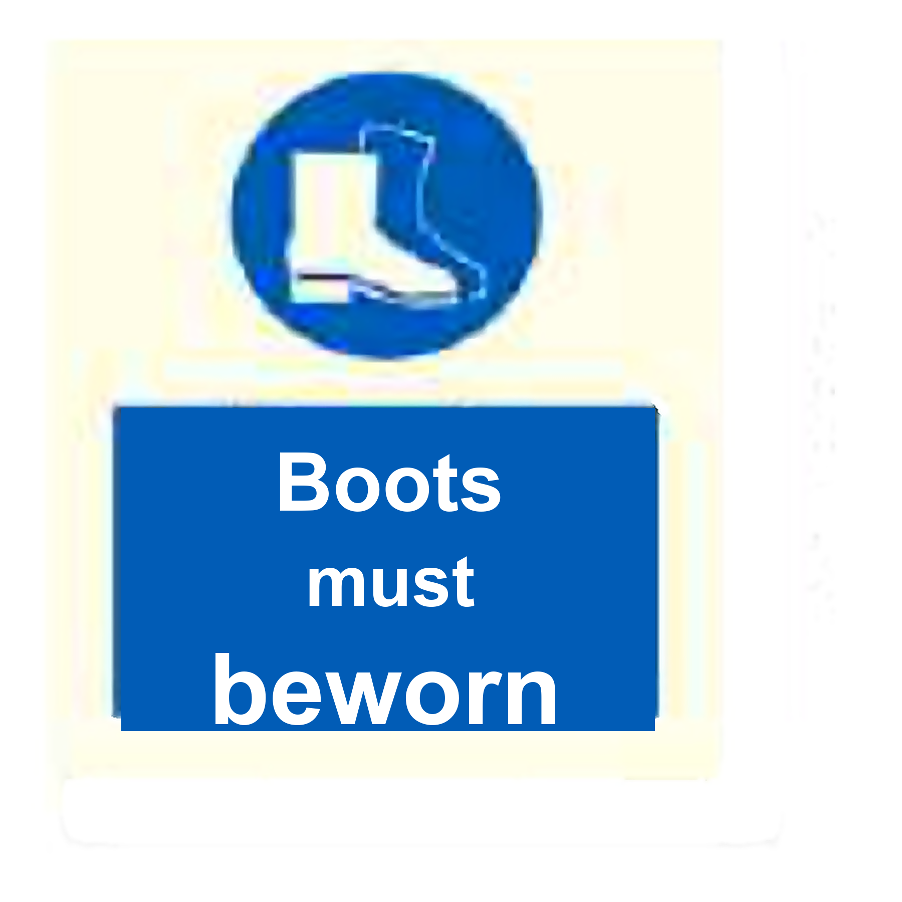 M52 — Wear protective clothing | Mandatory Sign | Seasonlite