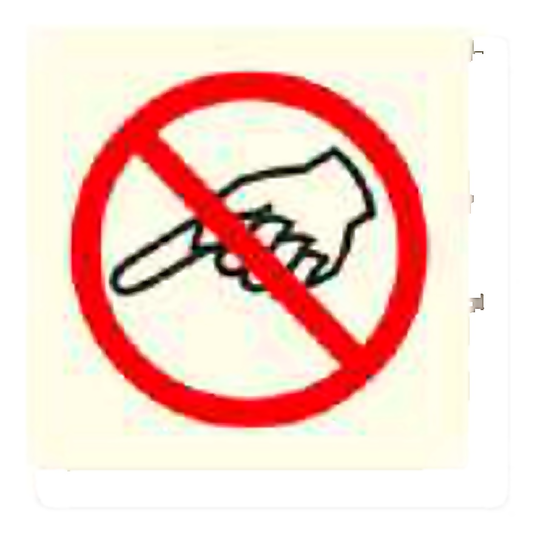 P05 — No eating or drinking | Prohibition Sign | Seasonlite