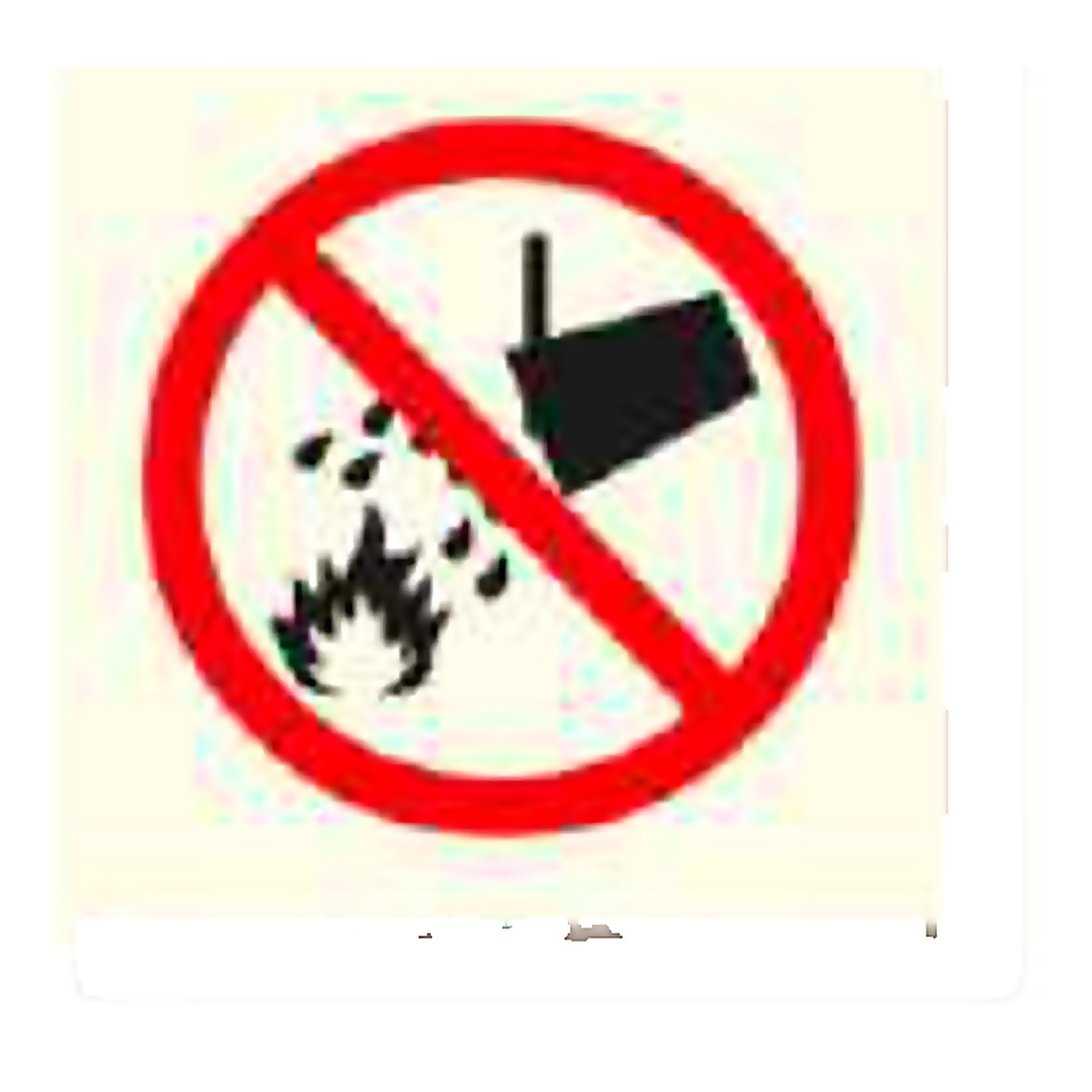 P09 — No open flame near flammables | Prohibition Sign | Seasonlite