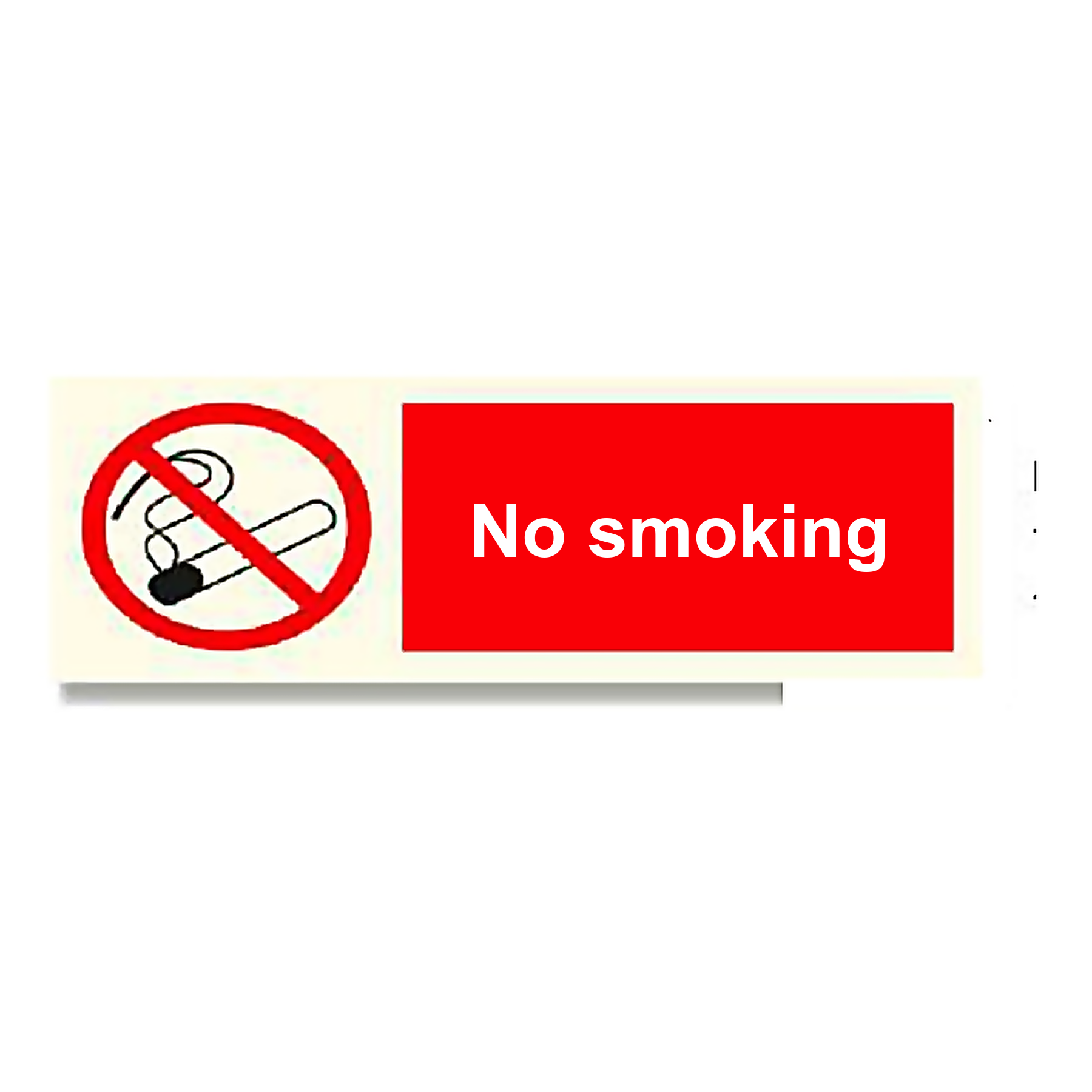 P12 — No smoking | Prohibition Sign | Seasonlite