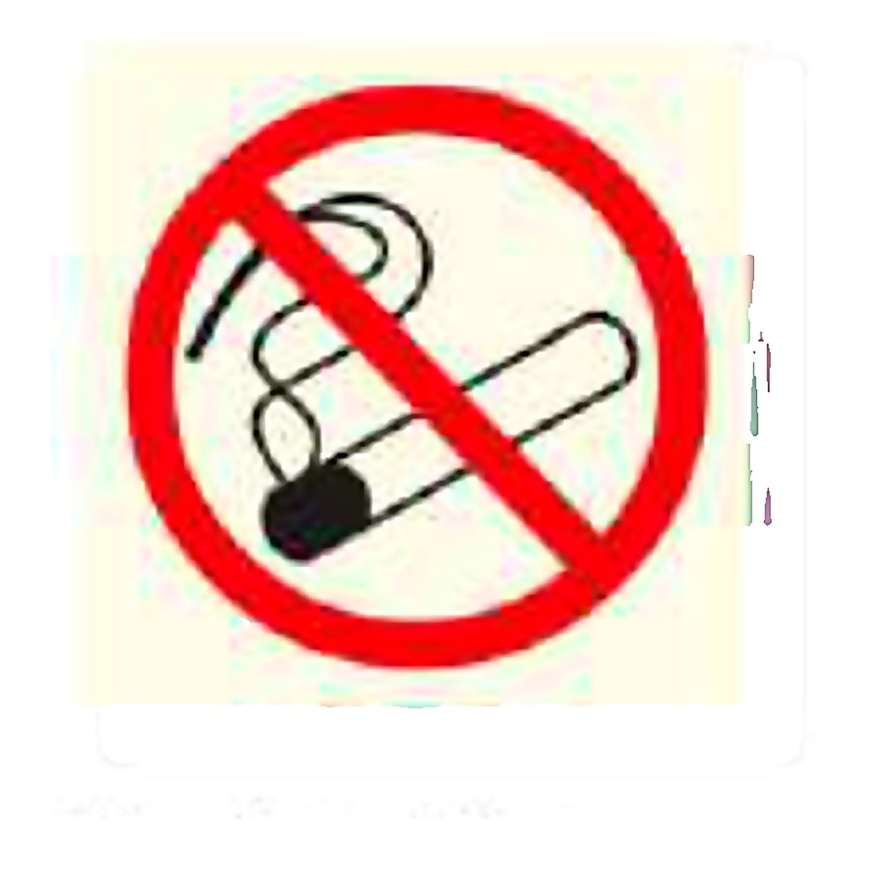 PVT20 — No smoking | Passenger Vessel & Terminal Sign | Seasonlite