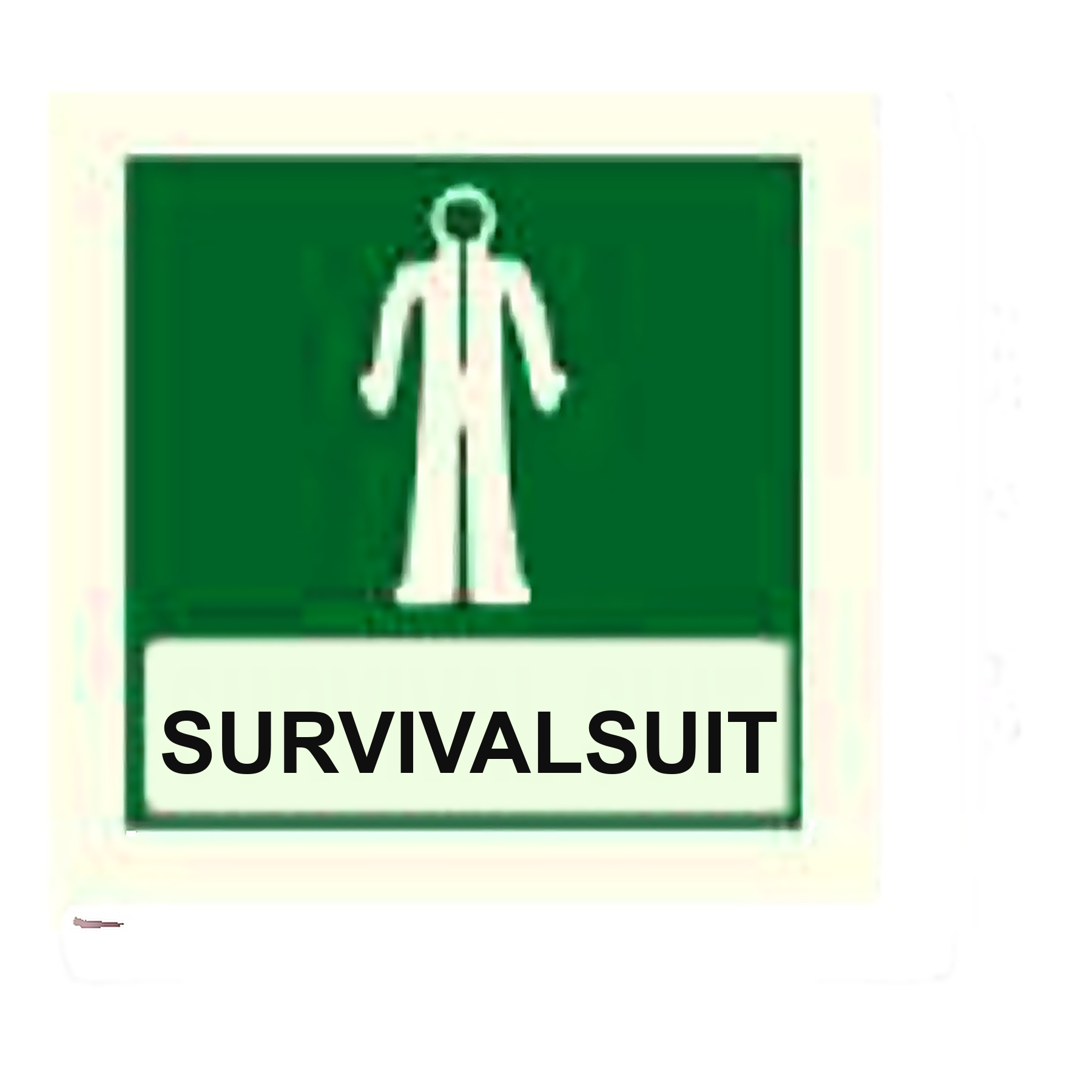 S07 — Survival suit | Safety Sign | Seasonlite