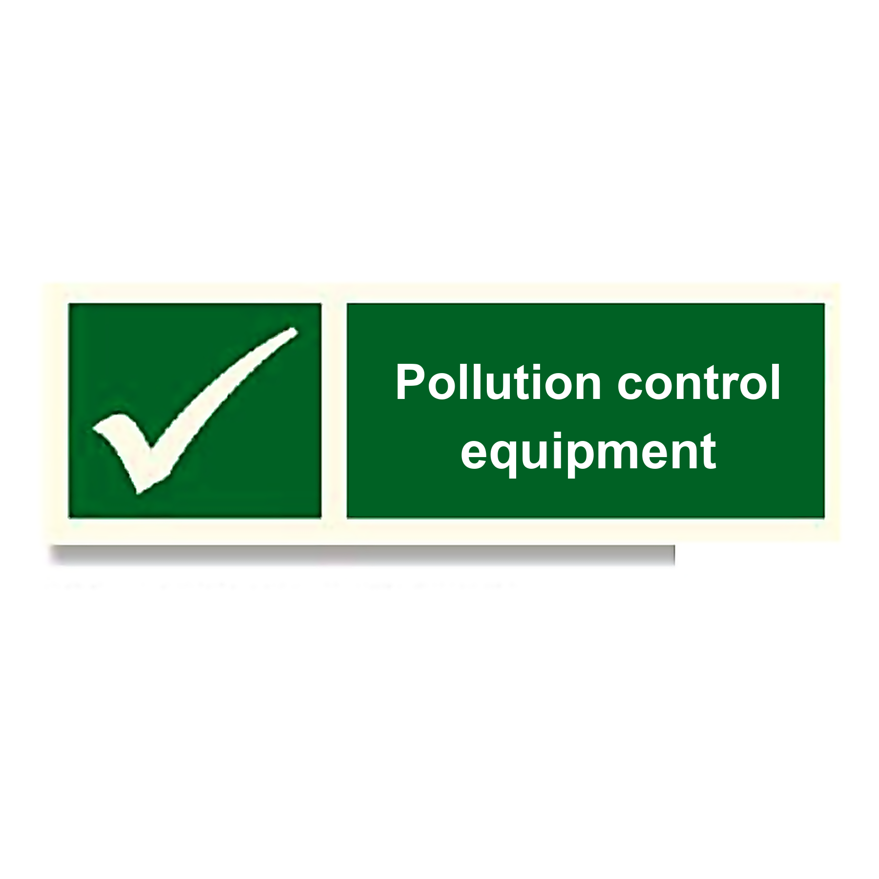 S12 — Pollution control equipment | Safety Sign | Seasonlite