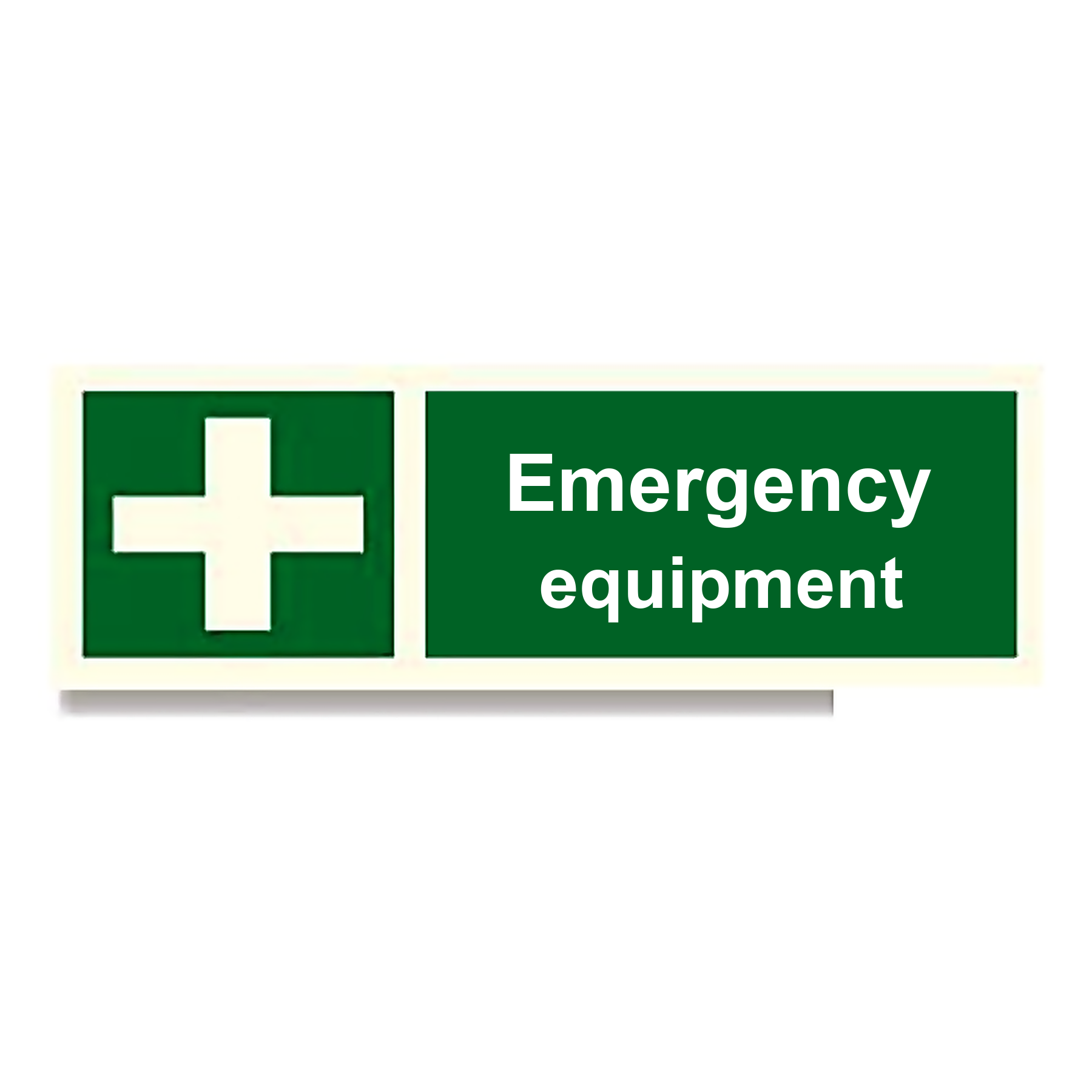 S14 — Emergency equipment | Safety Sign | Seasonlite
