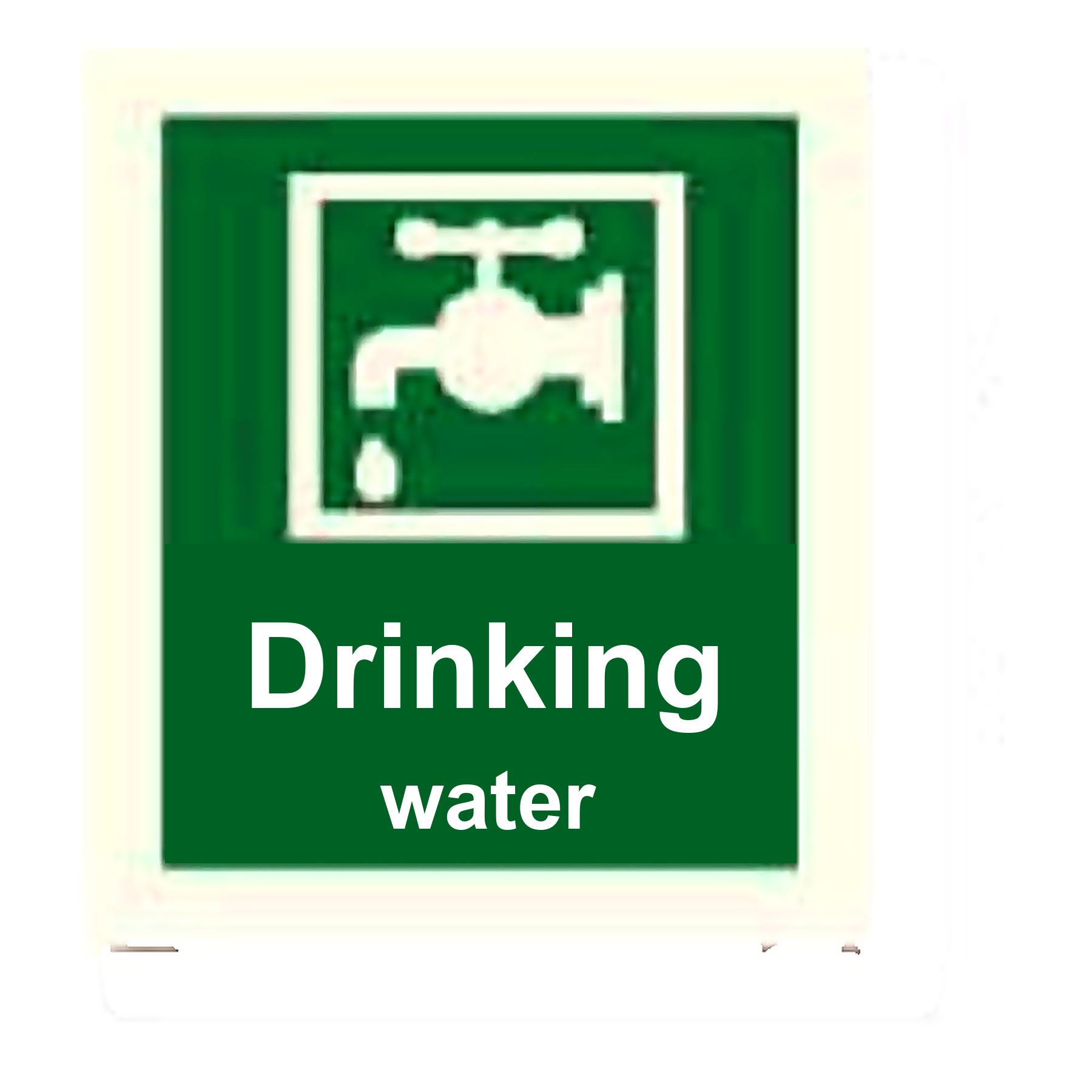 S39 — Drinking water | Safety Sign | Seasonlite