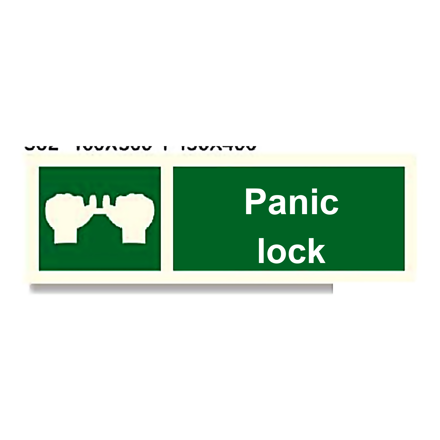 S65 — Panic lock | Safety Sign | Seasonlite