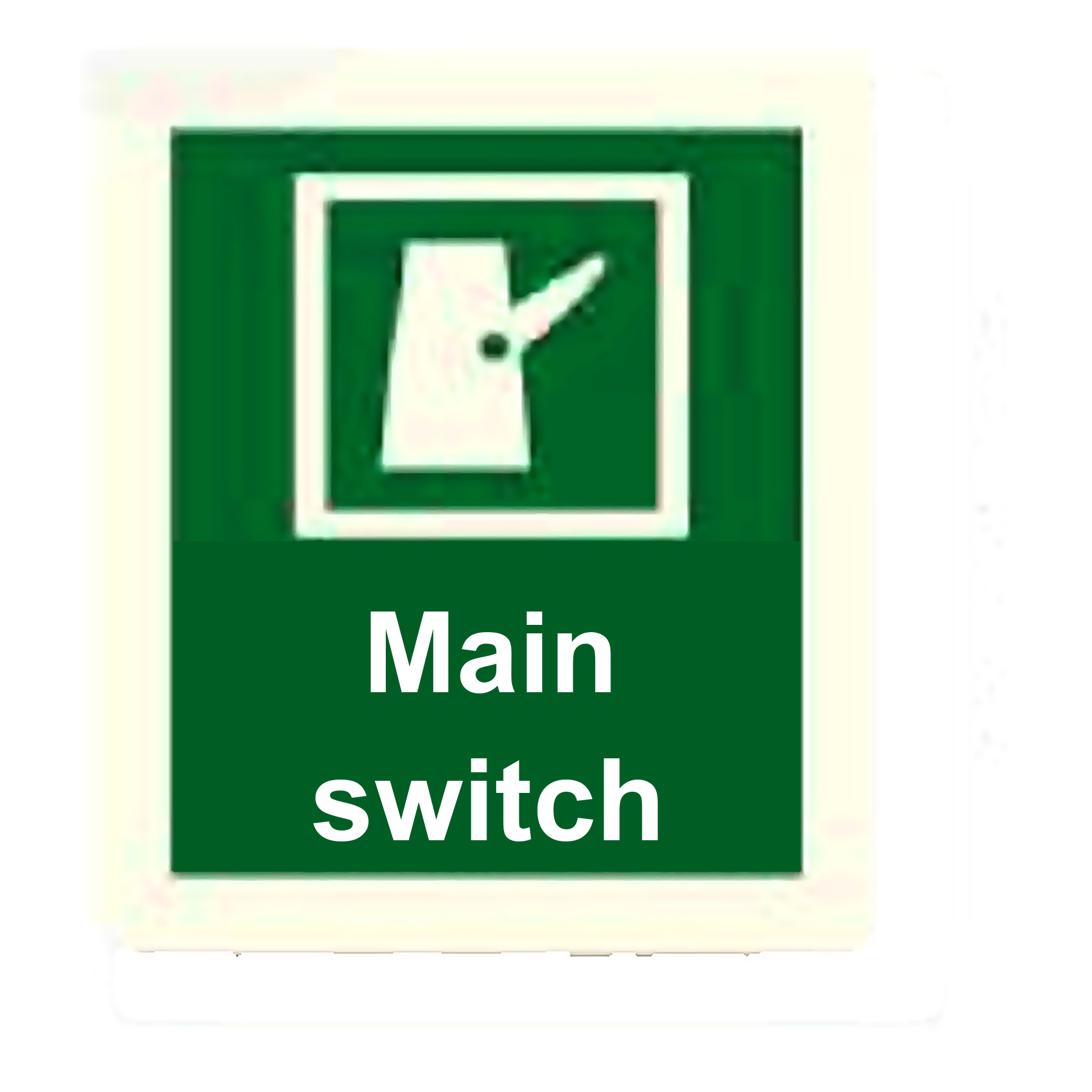 S88 — Main switch | Safety Sign | Seasonlite