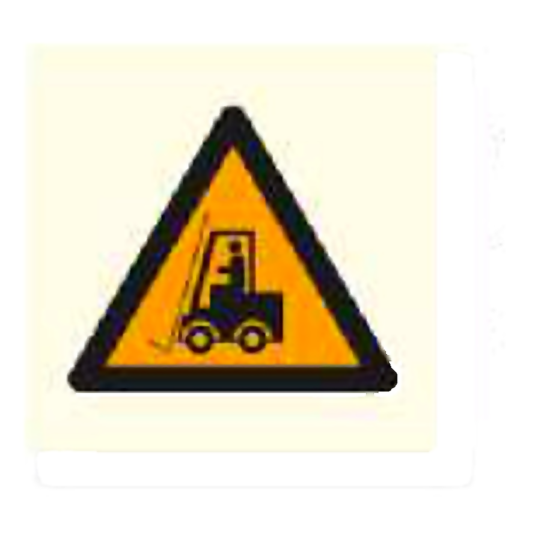 W02 — Forklift trucks | Warning Sign | Seasonlite