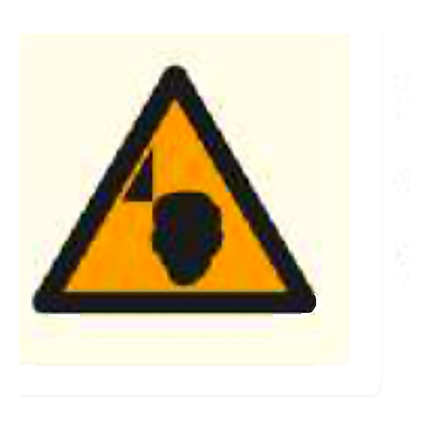 W03 — Corrosive substance | Warning Sign | Seasonlite