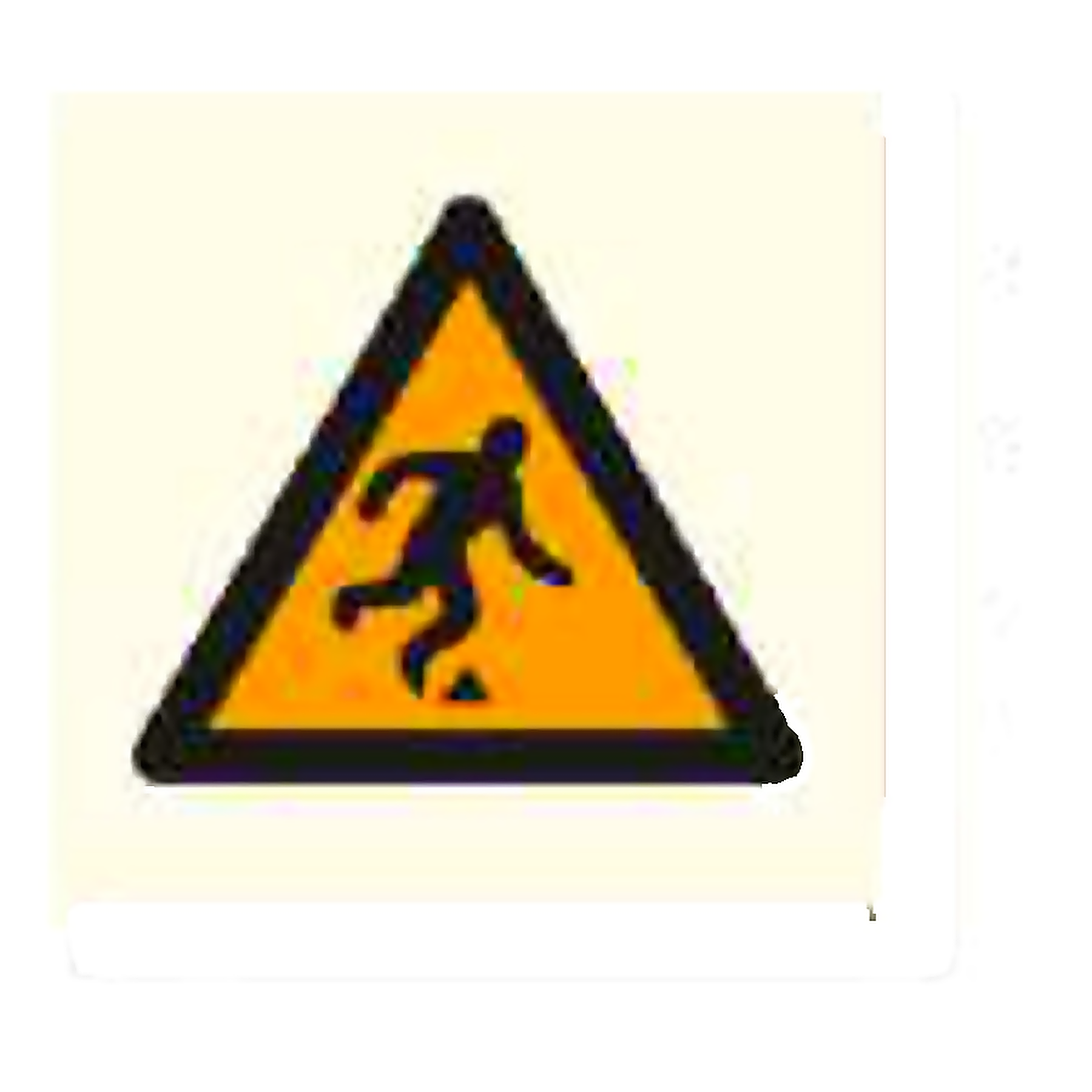W09 — Falling / trip hazard | Warning Sign | Seasonlite