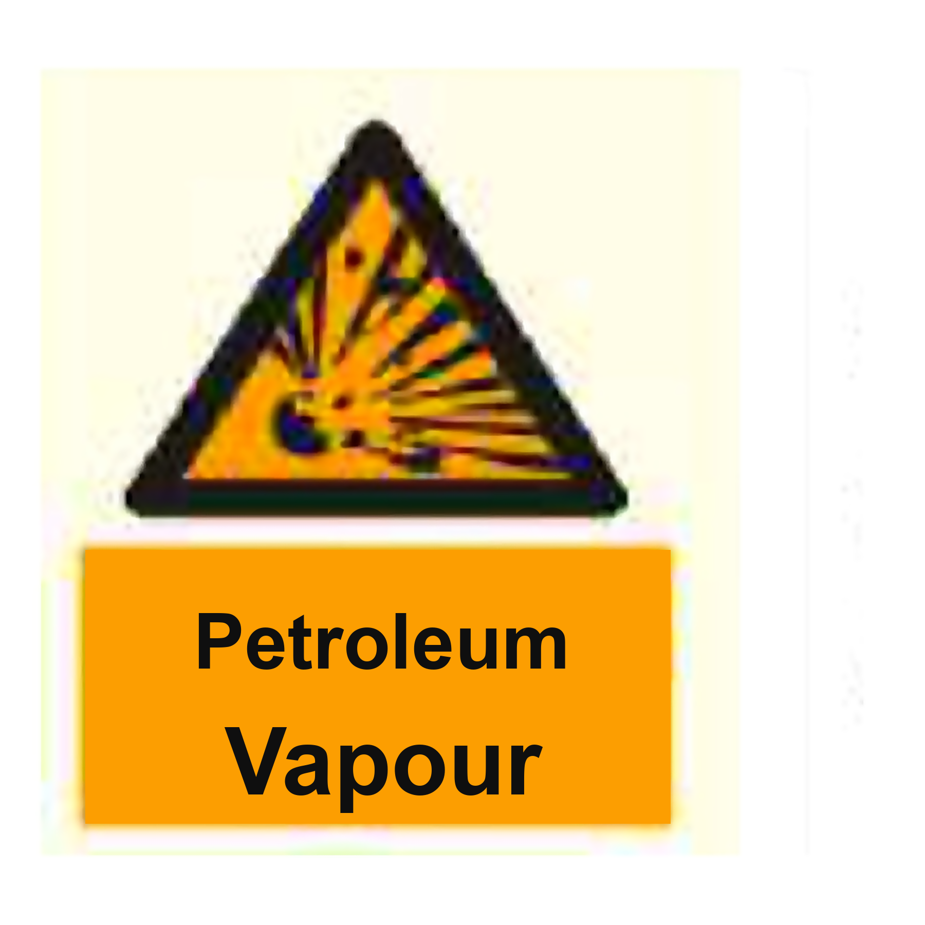 W41 — Petroleum vapour | Warning Sign | Seasonlite
