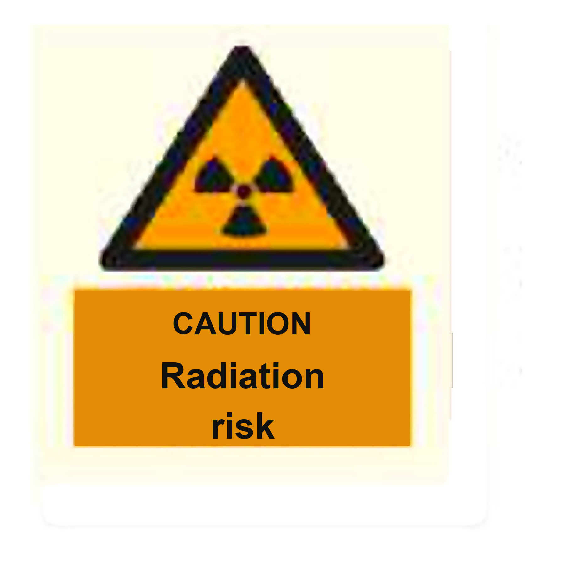 W79 — Caution - radiation risk | Warning Sign | Seasonlite