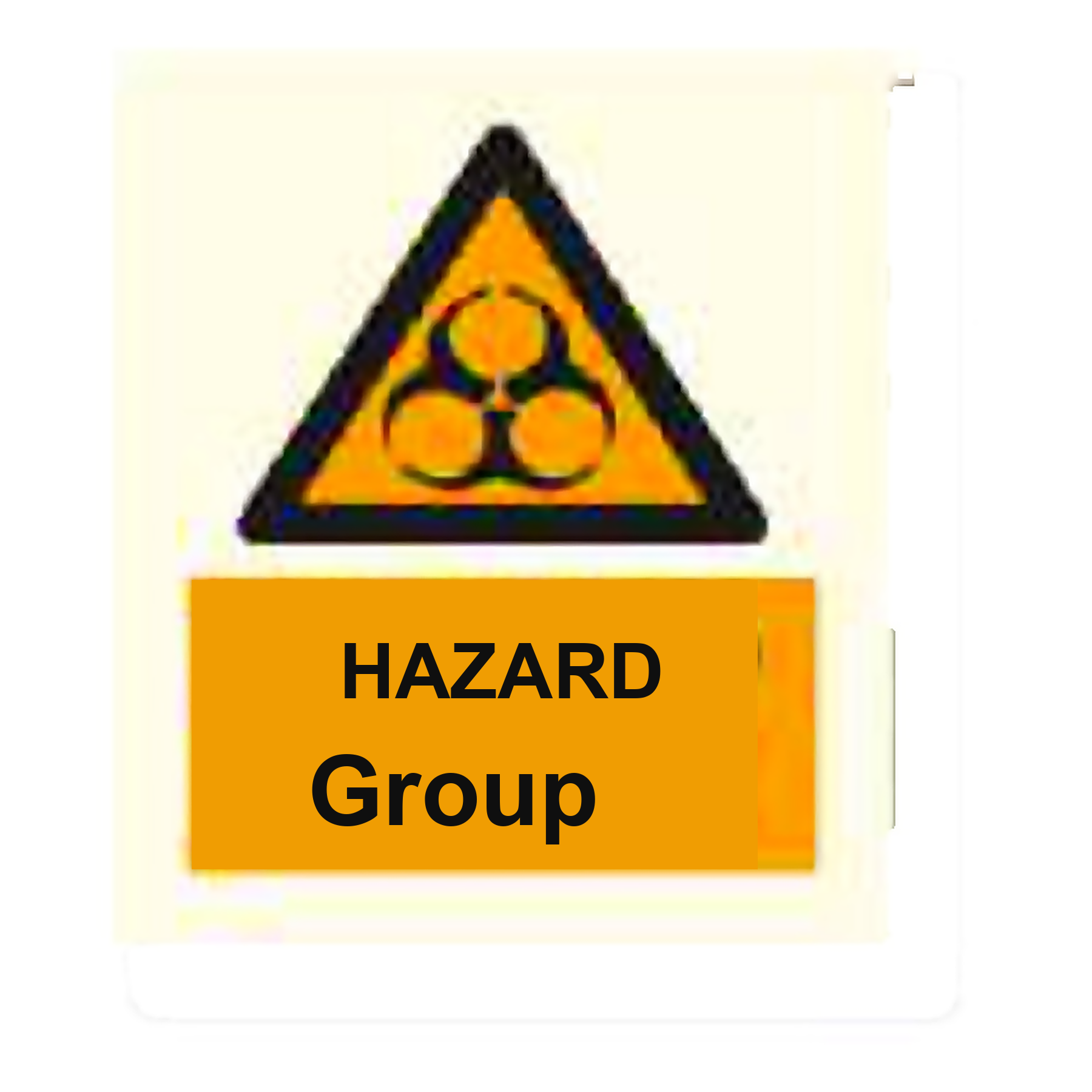 W85 — Hazard Group 1 | Warning Sign | Seasonlite