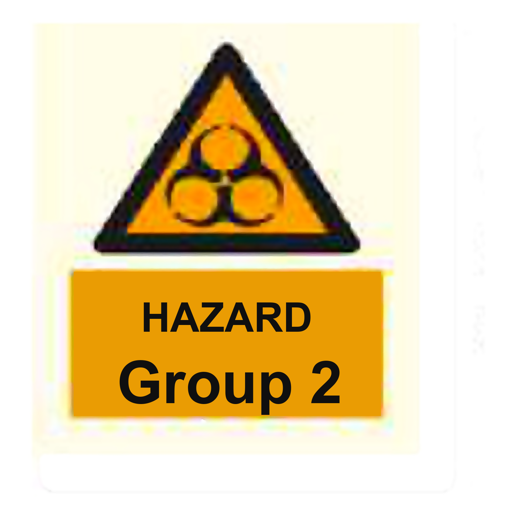 W86 — Hazard Group 2 | Warning Sign | Seasonlite